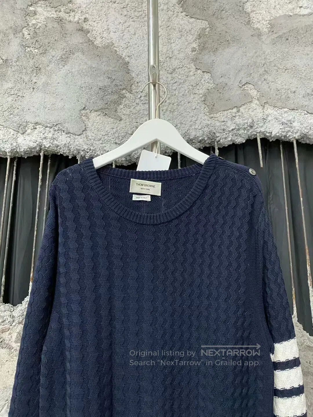 Thom Browne thom browne striped knitted sweater size 2. Size US M / EU 48-50 / 2 - 3 Thumbnail