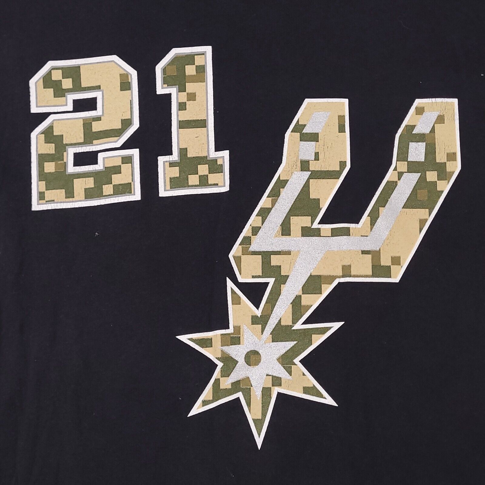 Adidas Adidas Antonio Spurts #21 Duncan T-Shirt Adult Mens Size M Size US M / EU 48-50 / 2 - 4 Thumbnail