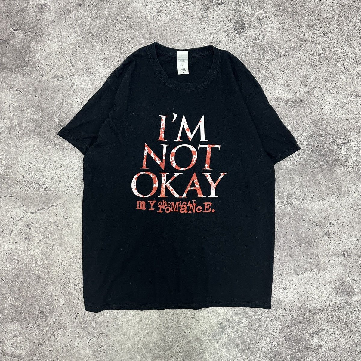 My Chemical Romance Vintage 00s My Chemical Romance I’m Not Okay tee MCR y2k og Size US L / EU 52-54 / 3 - 1 Thumbnail