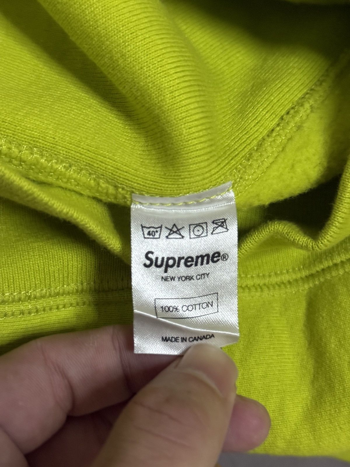Supreme Supreme fw12 acid Green box logo hooded hoodie sweahoodie Size US L / EU 52-54 / 3 - 7 Thumbnail