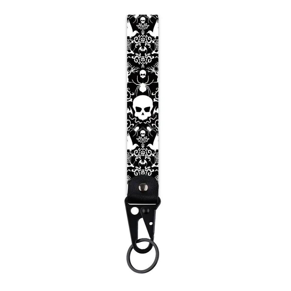 Vintage Skull Car Keychain Lanyard Hanging Strap Size ONE SIZE - 4 Thumbnail
