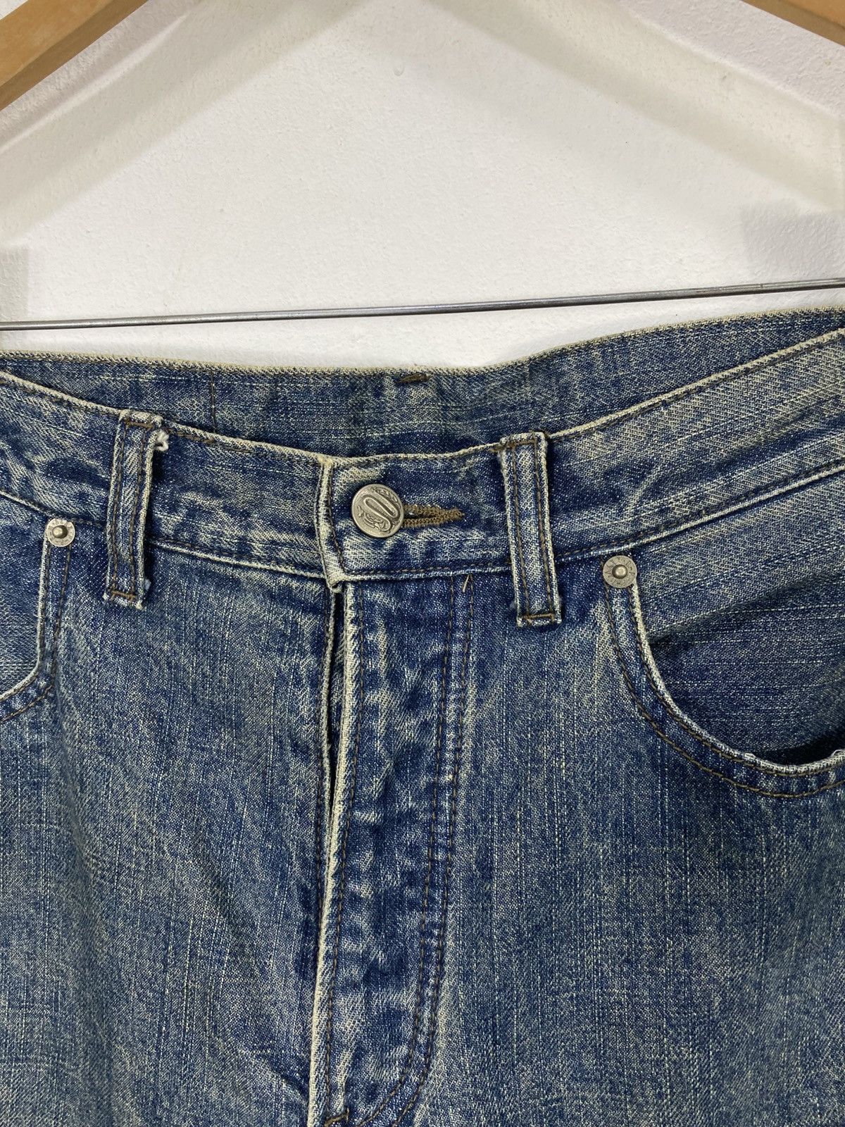 PPFM 💥jp Japanese brand X PPFM dragon distressed style jeans Size US 31 - 21 Thumbnail