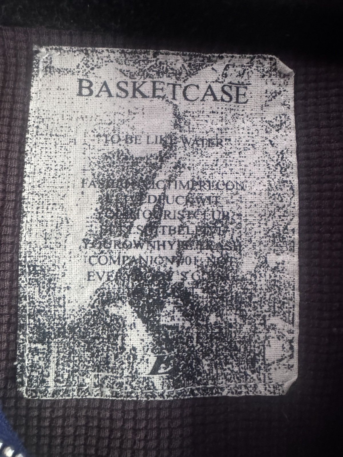 basketcase gallery HENCH, thermal lined hoodie (navy) Size US L / EU 52-54 / 3 - 4 Thumbnail