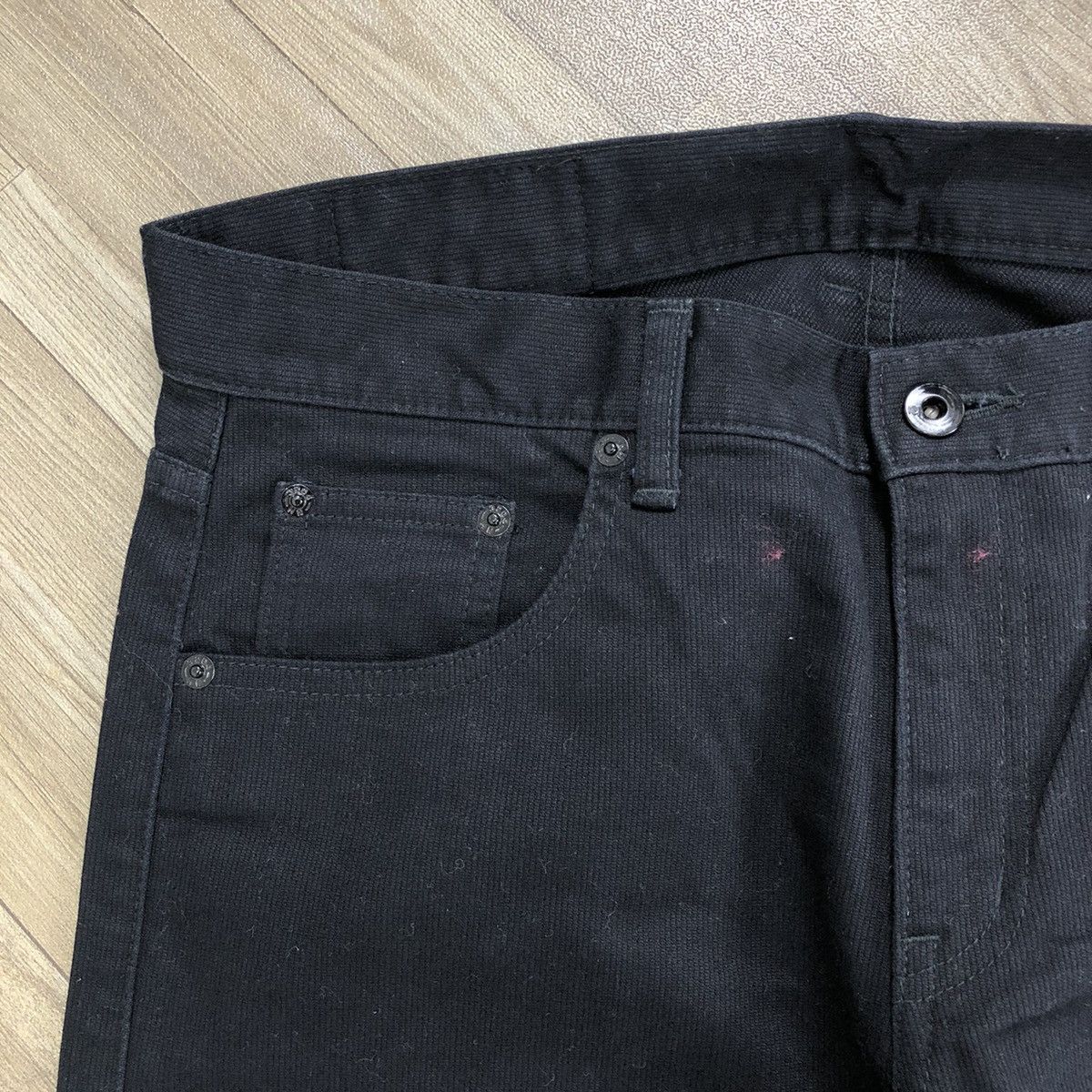 Japanese Brand × Neighborhood 2002s Neighborhood Narrow Black Denim Pants Size US 33 - 3 Thumbnail