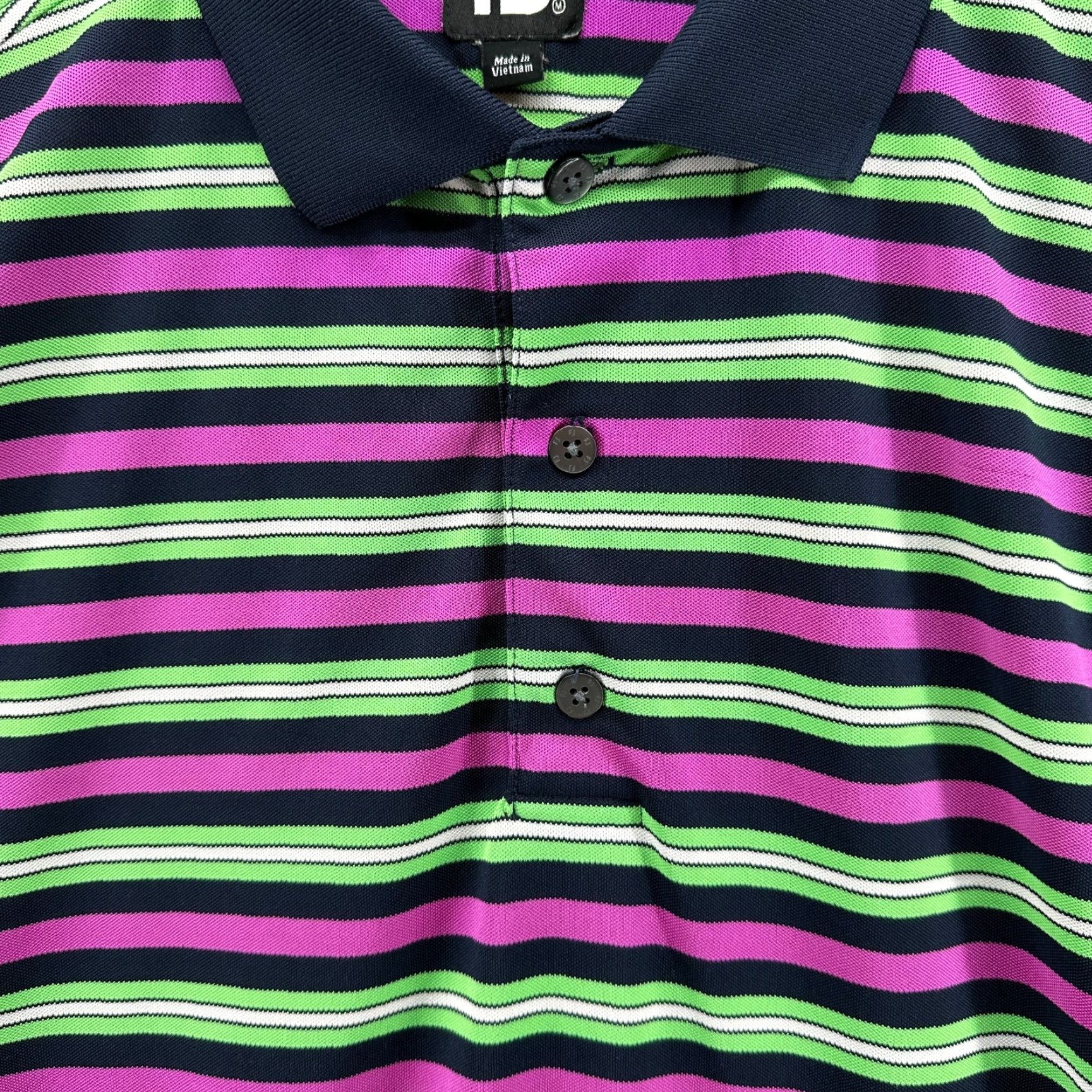 Footjoy Footjoy Polo Shirt Multicolor Men's Size Medium Golf Striped Short Sleeve Size US M / EU 48-50 / 2 - 4 Thumbnail