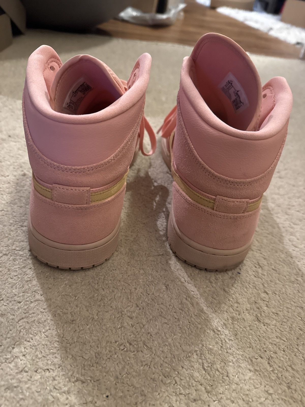 Nike Air Jordan 1 Pink size 11.5 Size US 11.5 / EU 44-45 - 5 Thumbnail