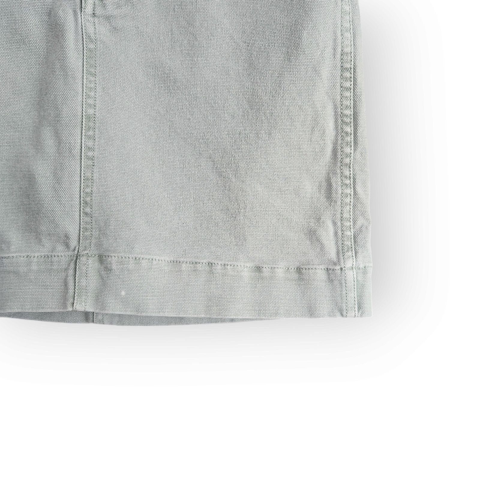 Madewell Madewell Light Green High Waisted Jean Mini Skirt 26 Size 26" / US 2 / IT 38 - 3 Thumbnail