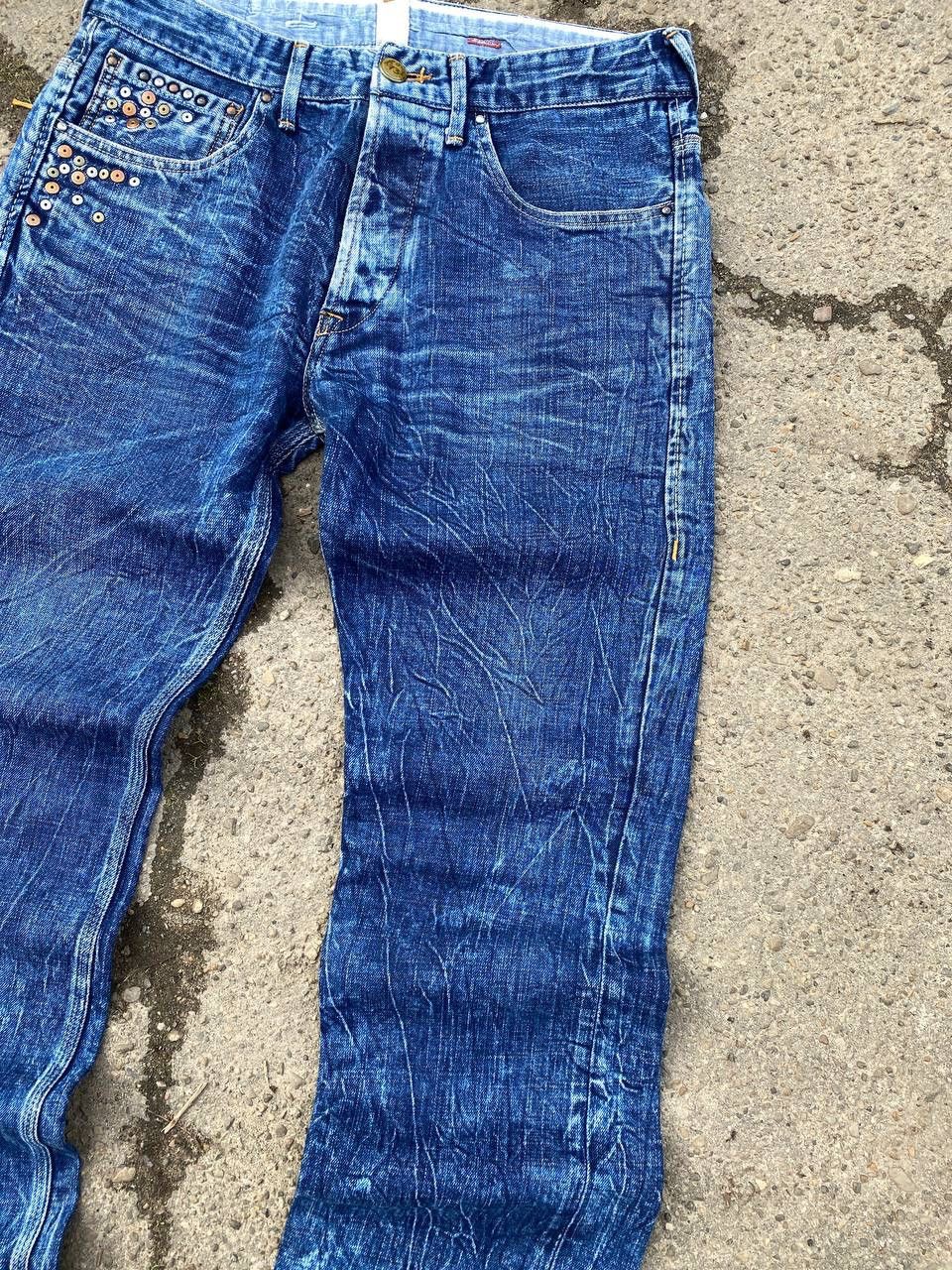 Japanese Brand × Vintage Avant Garde Baggy pants Tornado Mart style y2k jeans Size US 32 / EU 48 - 5 Thumbnail