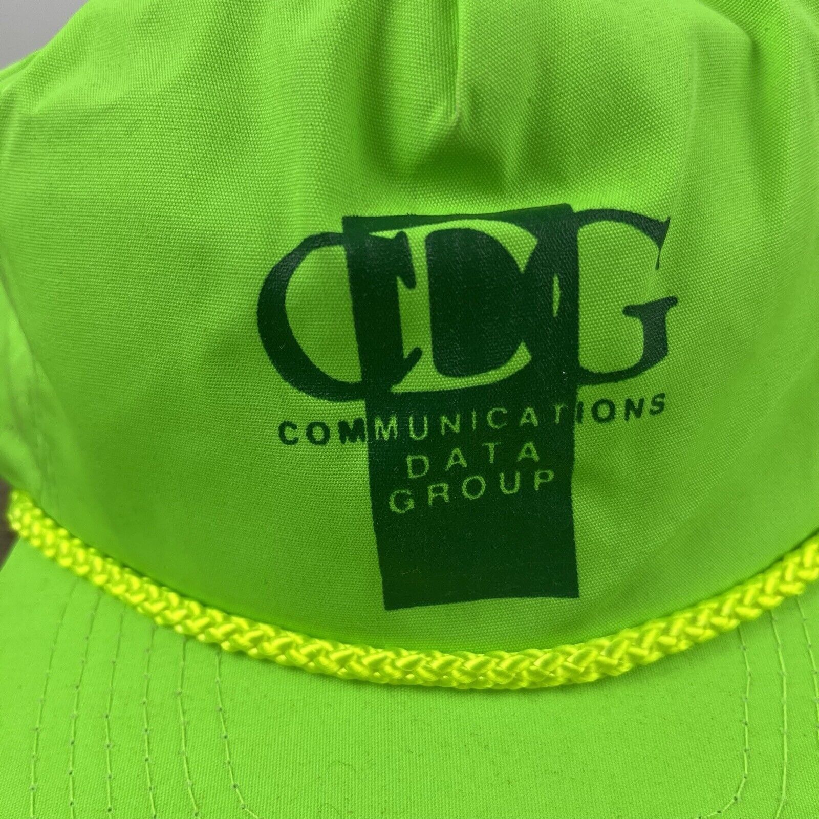 Other Communications Data Group Hat CDG Green Cap Adjustable Green Size ONE SIZE - 7 Thumbnail