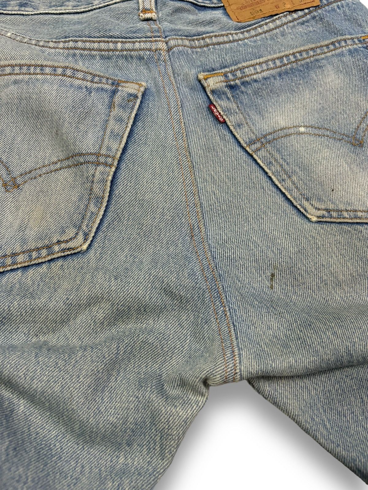 Levi's Vintage 90s Levis 501 Mud Wash Distressed Grunge Jeans Size US 30 / EU 46 - 14 Thumbnail
