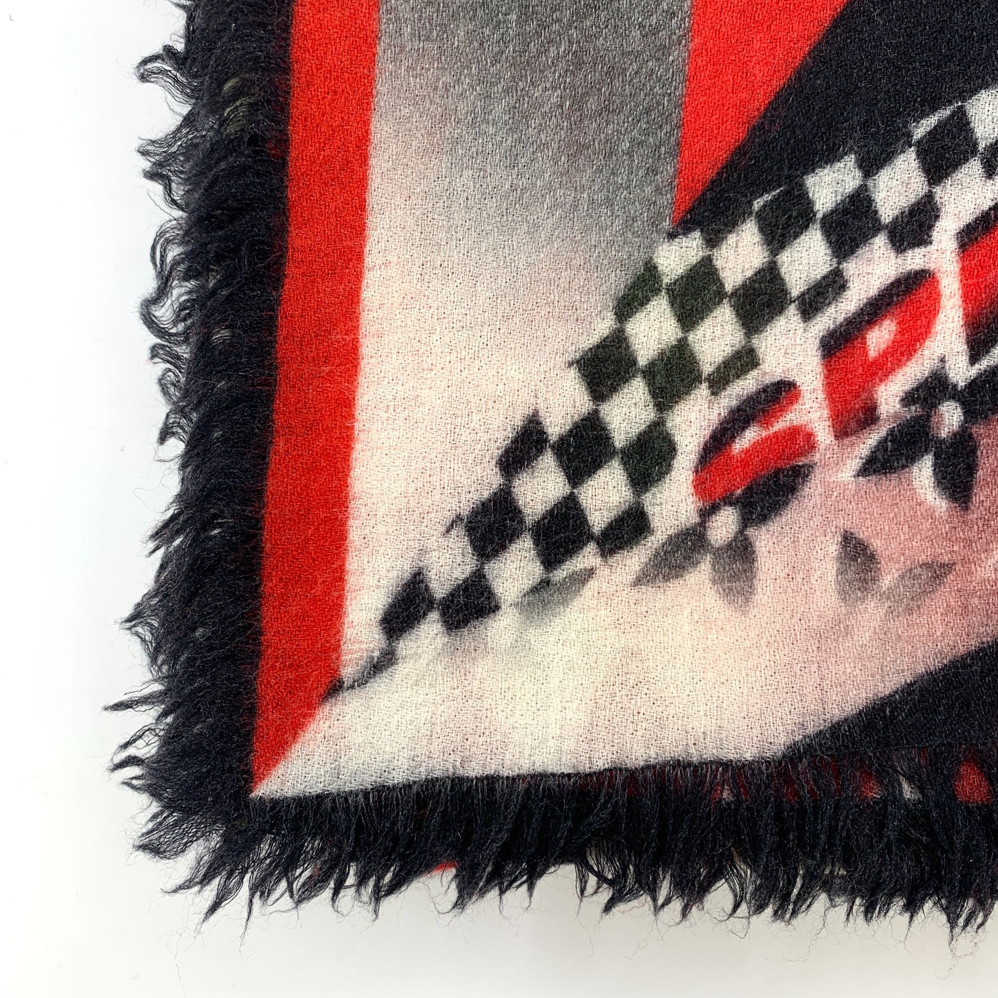 Louis Vuitton Louis Vuitton Striped Wool Fringe Scarf (193x137cm) Size ONE SIZE - 4 Thumbnail