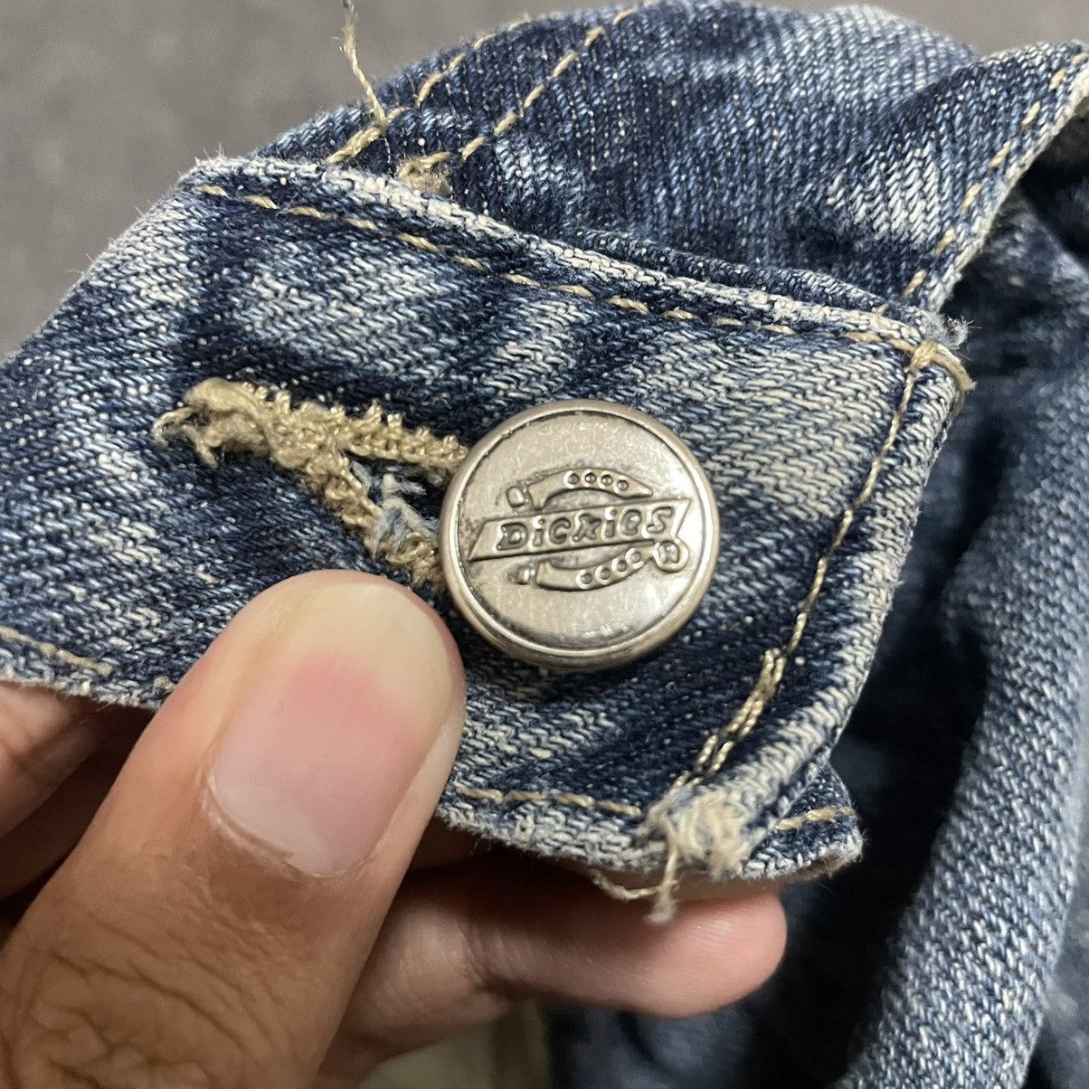 Dickies × Vintage Y2K Dickies Carpenter Denim Paint Splattered Size US 32 / EU 48 - 4 Thumbnail