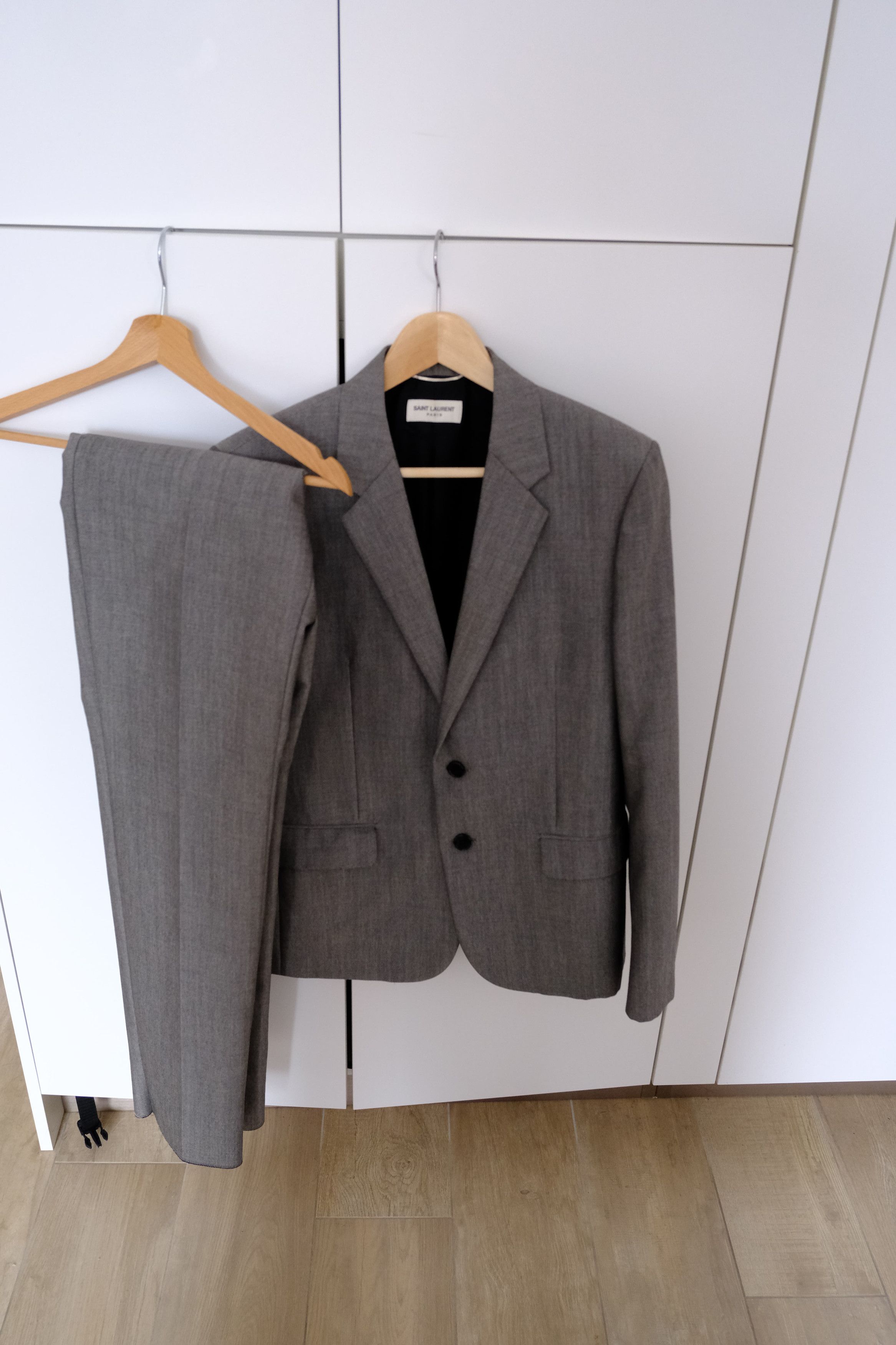 Saint Laurent Paris Gray wool blazer Size 50L - 1 Thumbnail