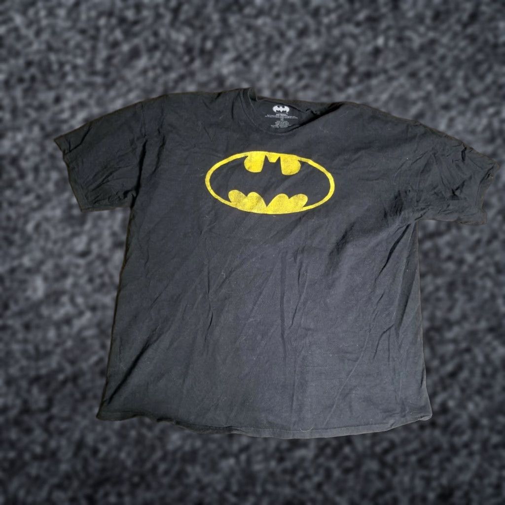 DC Comics VINTAGE DC Comics Batman T-Shirt Logo Symbol Crew Neck 3XL Black Mens Graphic Tee 2010s Size US XXL / EU 58 / 5 - 1 Thumbnail