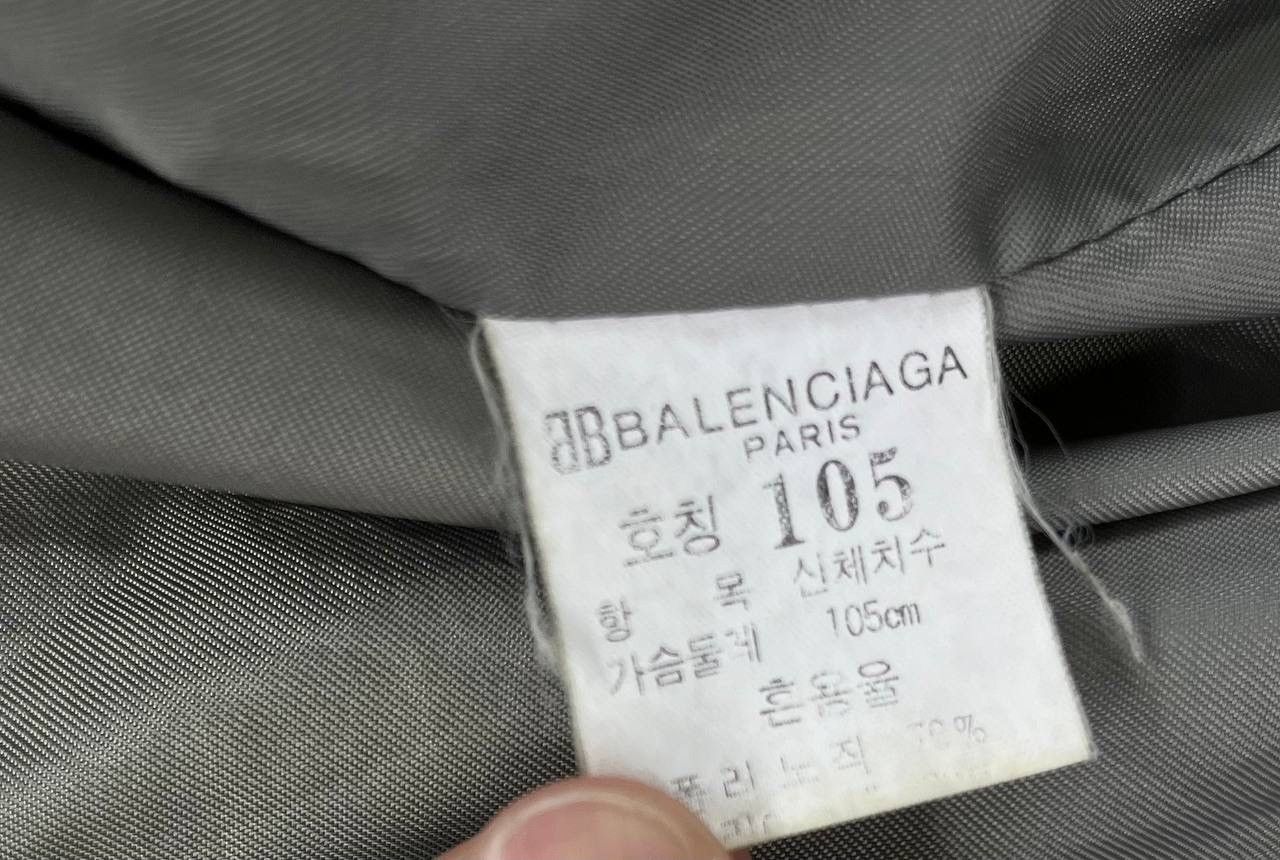 Balenciaga Vintage 90s Balenciaga Paris Checkered Shadow Plaids Jacket Size US L / EU 52-54 / 3 - 8 Thumbnail