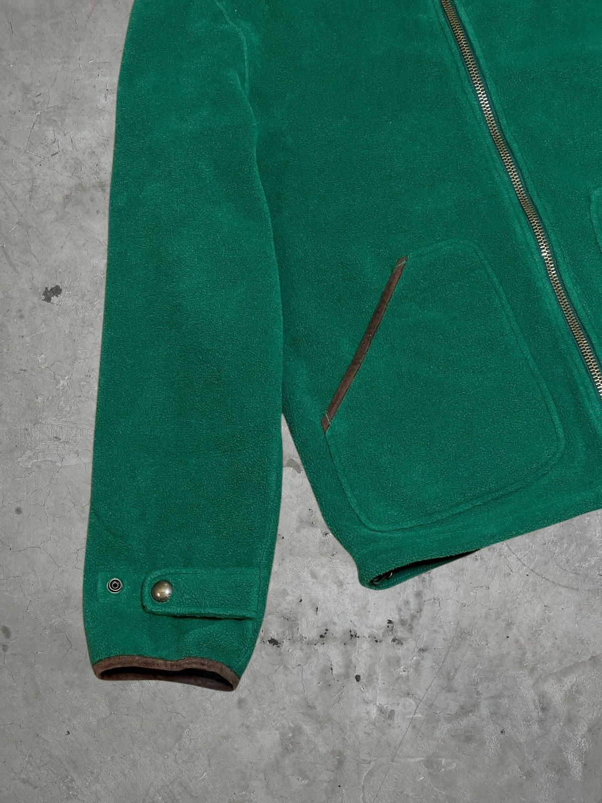 Polo Ralph Lauren Vintage Polo Ralph Lauren Fleece w/ Calf Leather Details Size US M / EU 48-50 / 2 - 3 Thumbnail