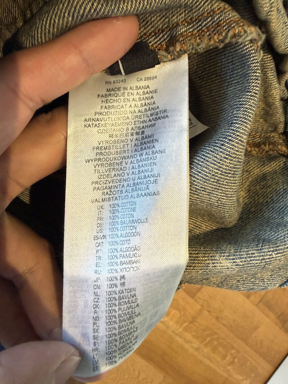 Diesel Disel distressed demin jacket Size US L / EU 52-54 / 3 - 9 Thumbnail