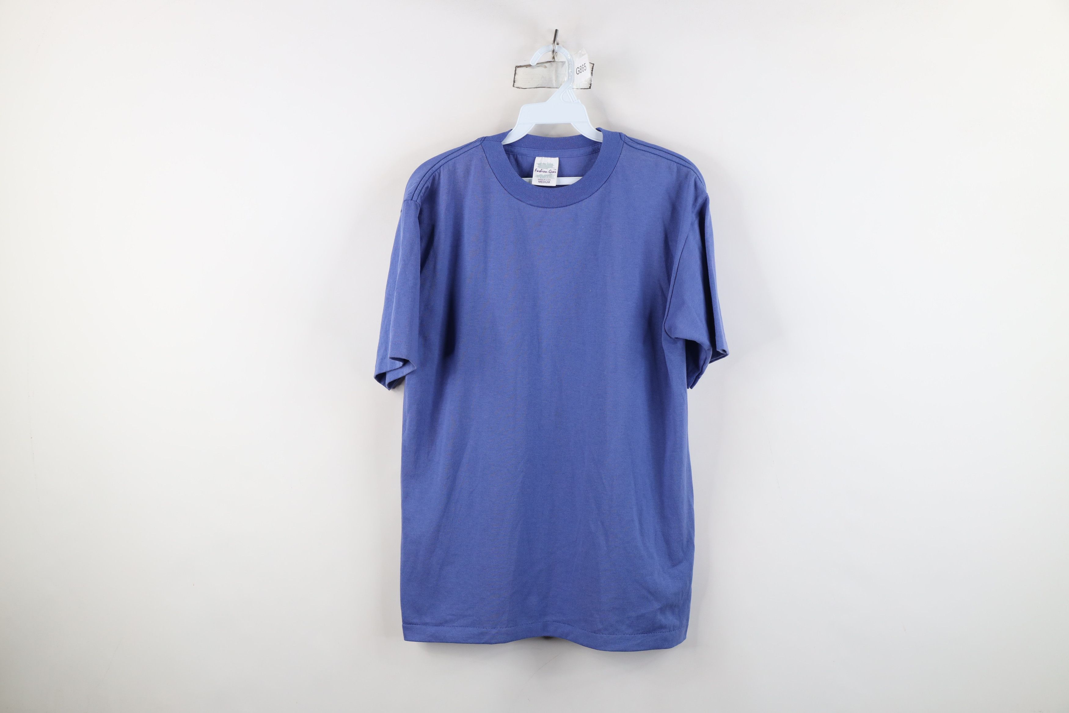 Vintage Vintage 90s Streetwear Short Sleeve T-Shirt Periwinkle USA Size M / US 6-8 / IT 42-44 - 1 Thumbnail