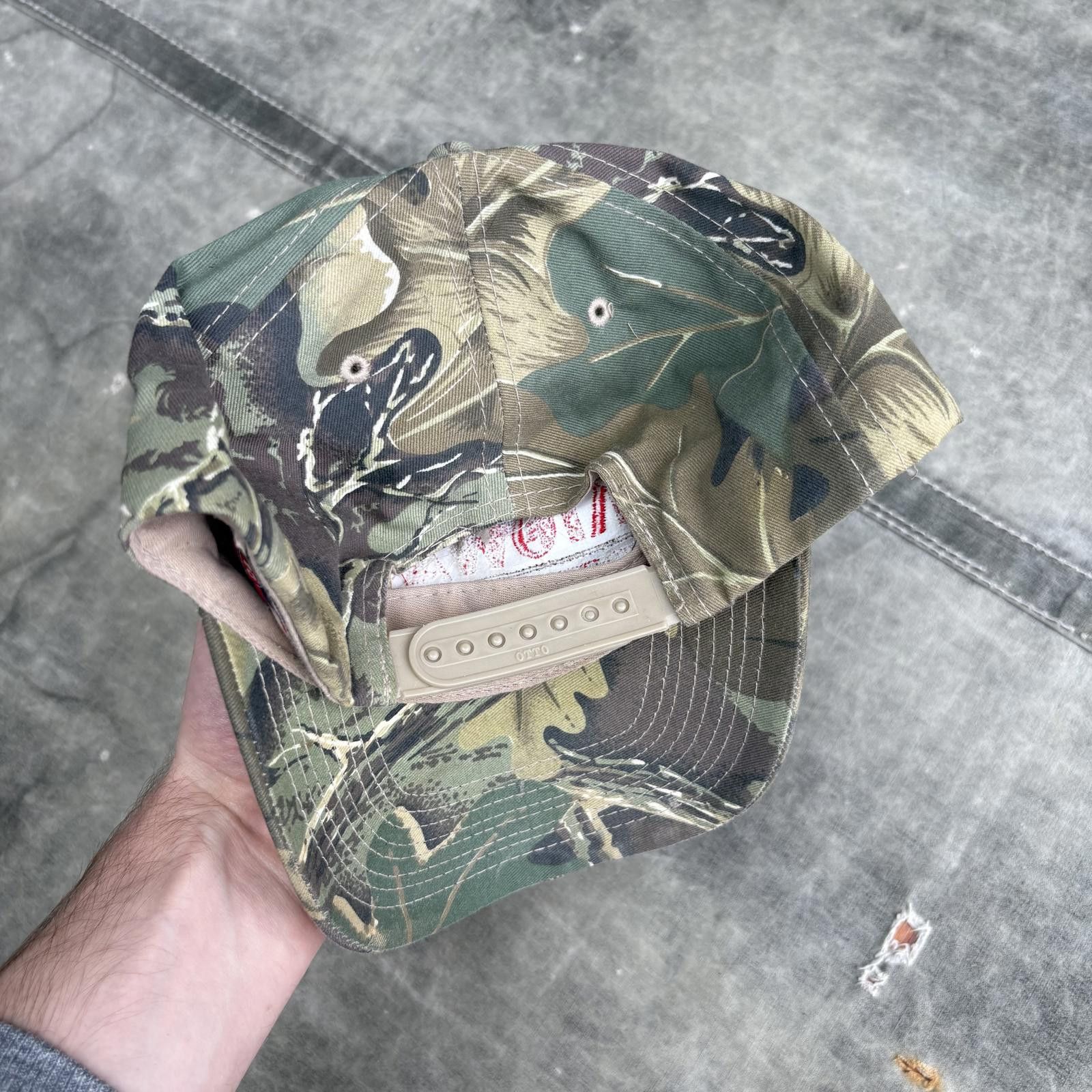 Vintage Vintage 90s Kiowa Hunting Camo Embroidered Elk SnapBack Hat Size ONE SIZE - 5 Thumbnail