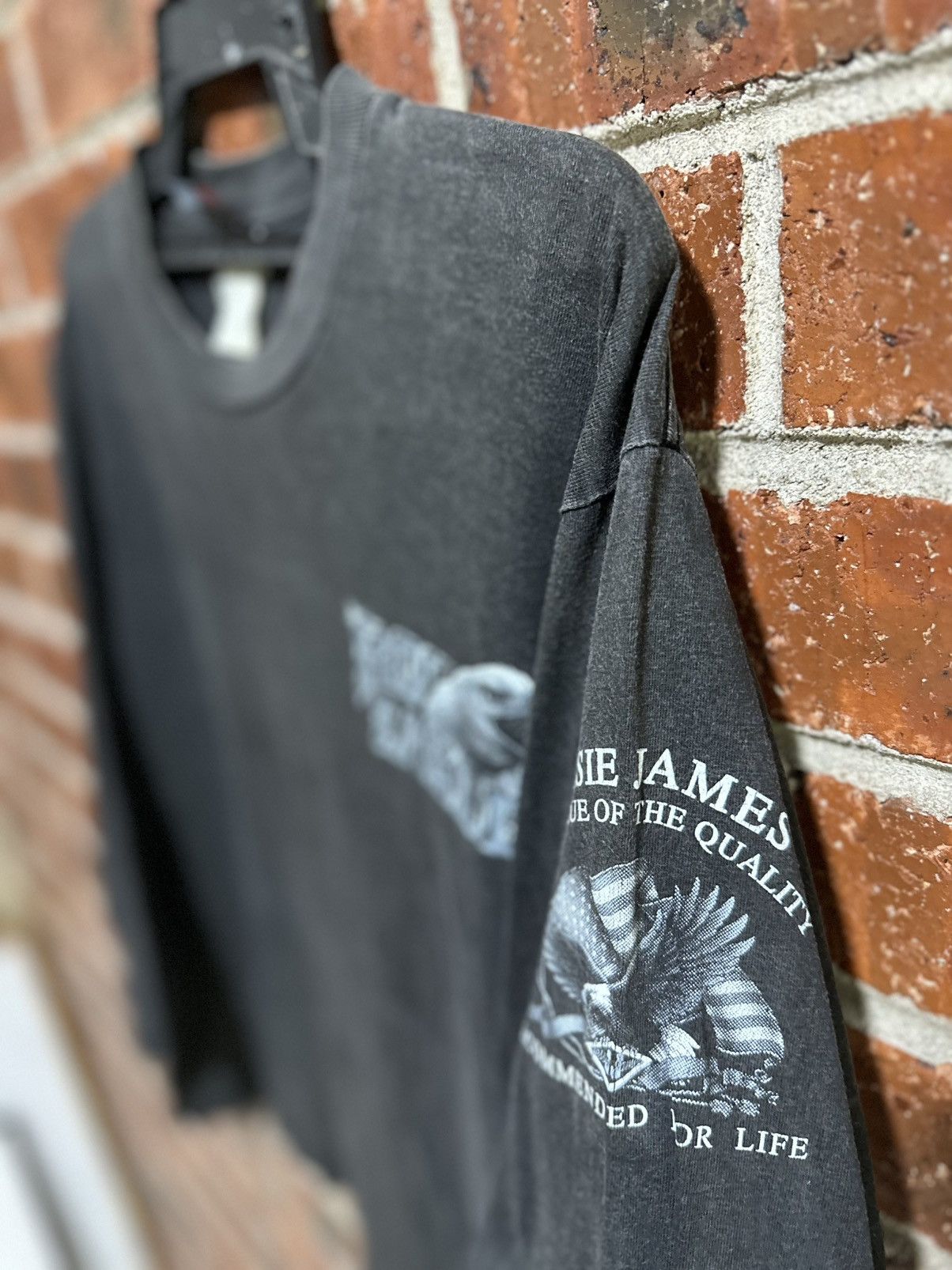Sears Vintage Rock Eagle Faded Long Sleeve Tee Size US L / EU 52-54 / 3 - 5 Thumbnail