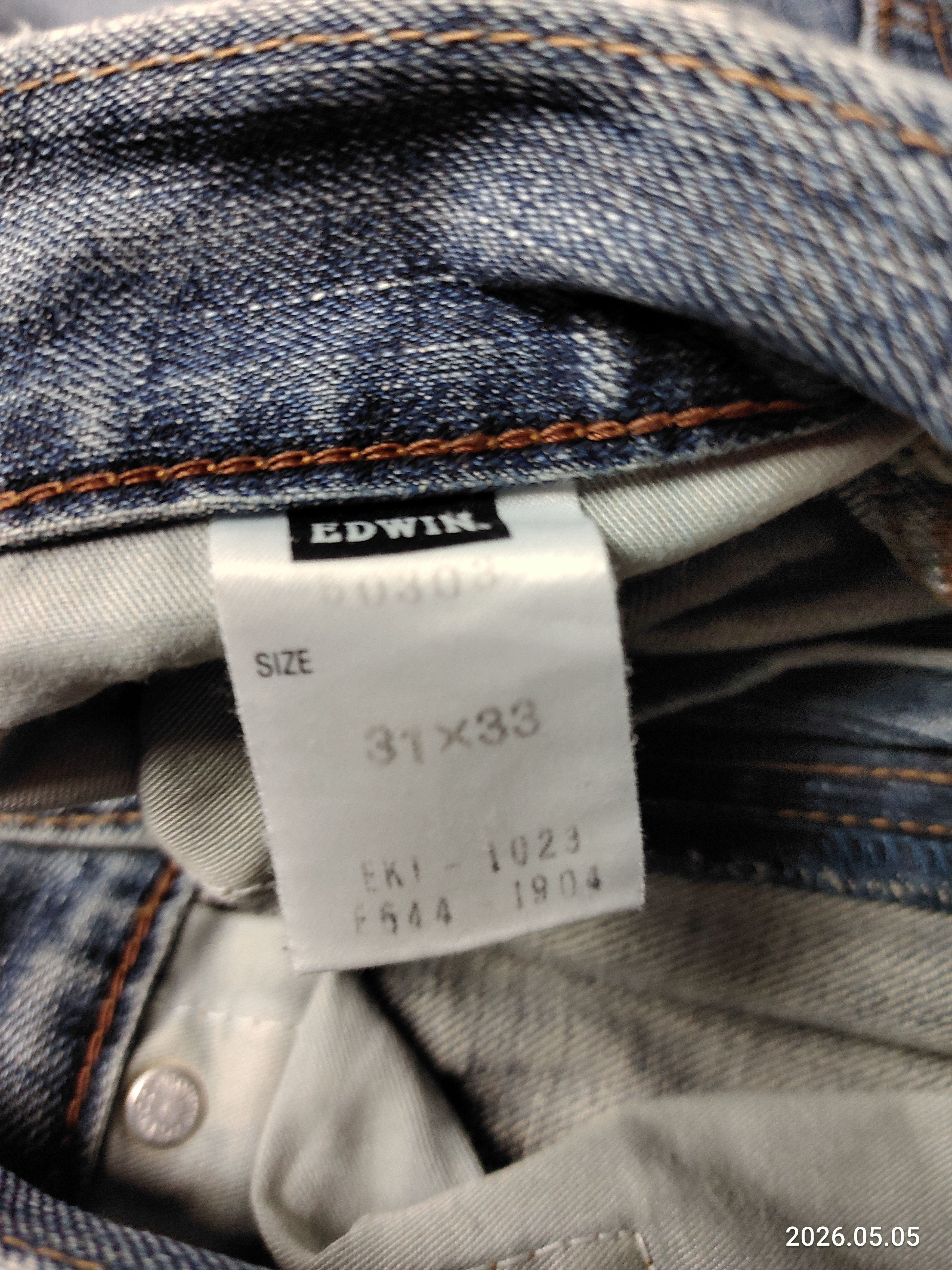 Edwin Edwin 503 Regular Denim Pants Size US 30 / EU 46 - 8 Thumbnail