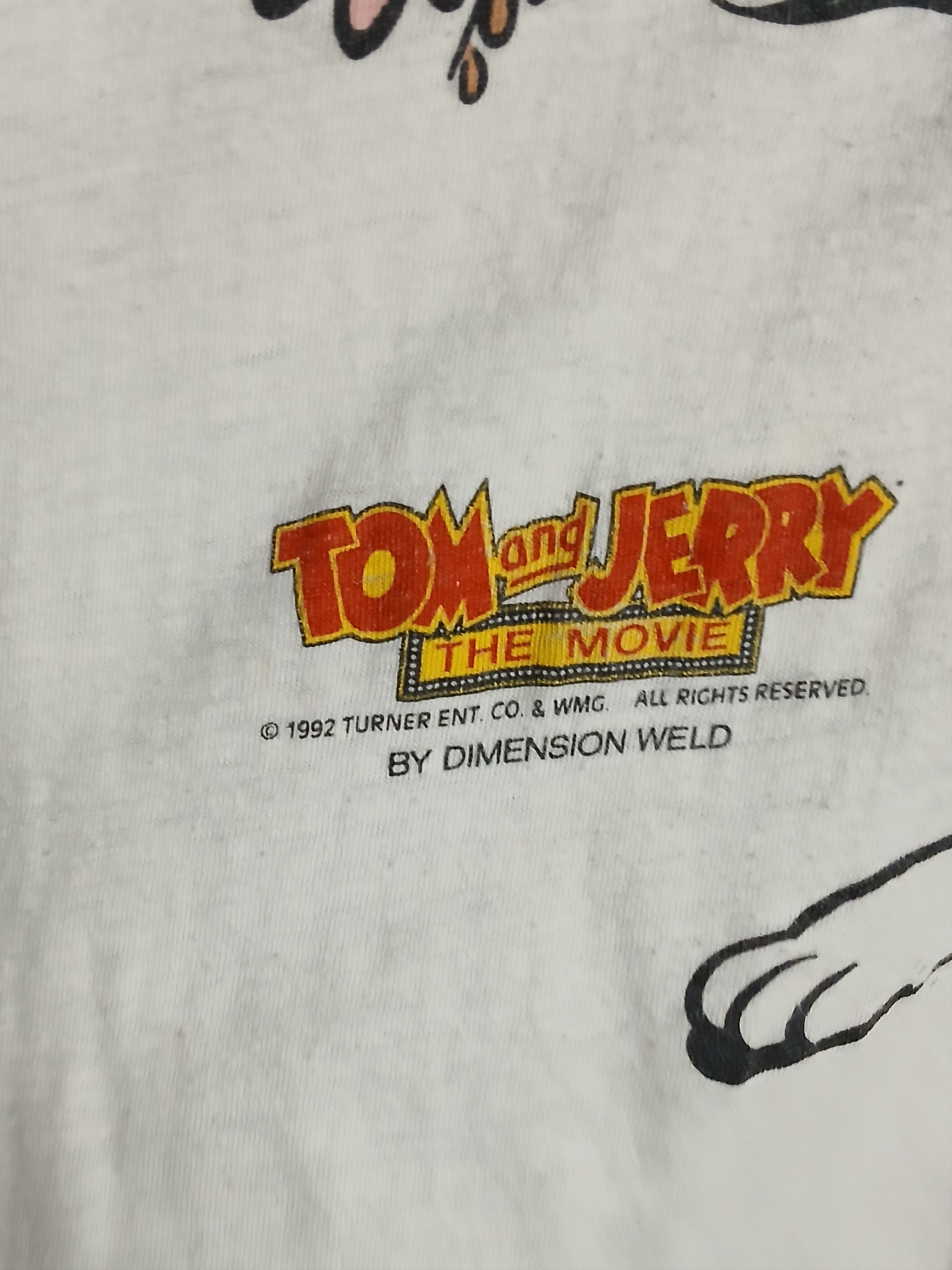 Cartoon Network Vintage 1992 Tom And Jerry T-Shirt Size US L / EU 52-54 / 3 - 4 Thumbnail