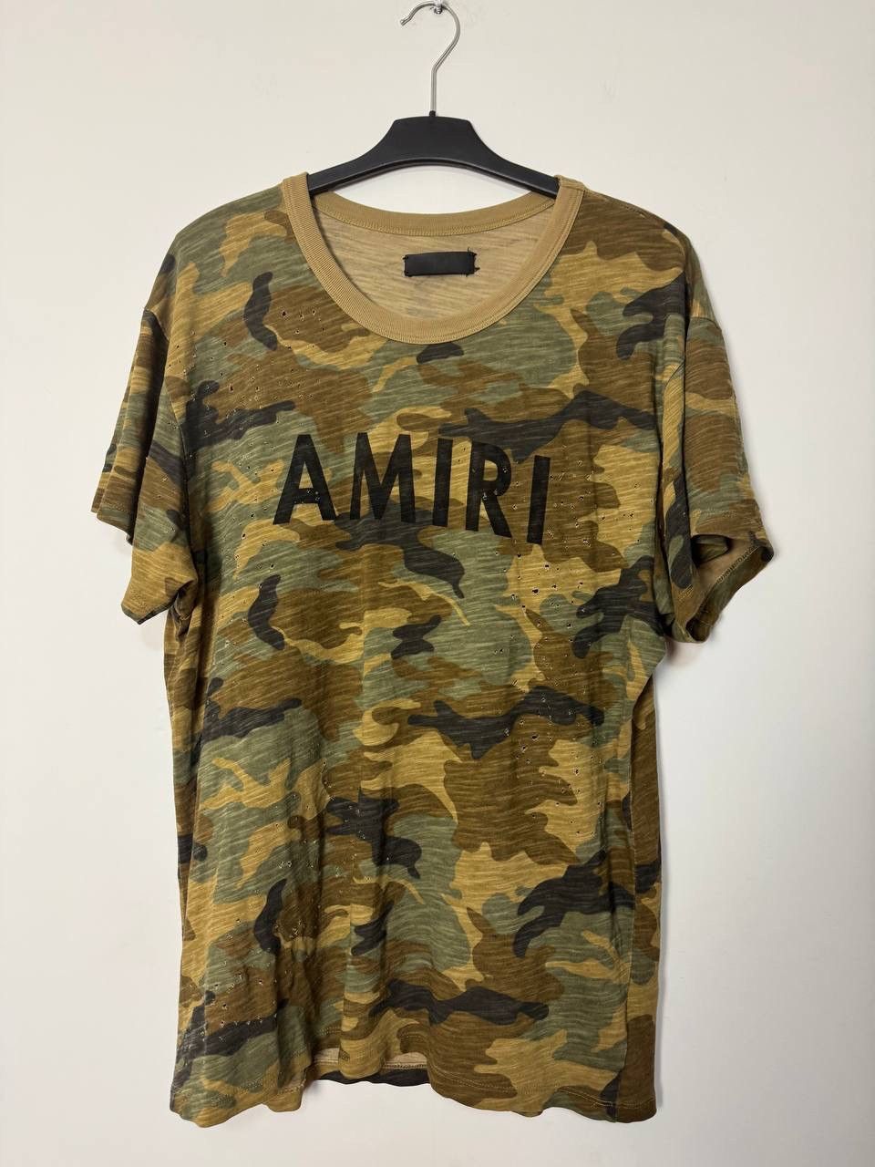 Amiri FW17 Amiri camo shotgun oversized tee Size US S / EU 44-46 / 1 - 1 Thumbnail