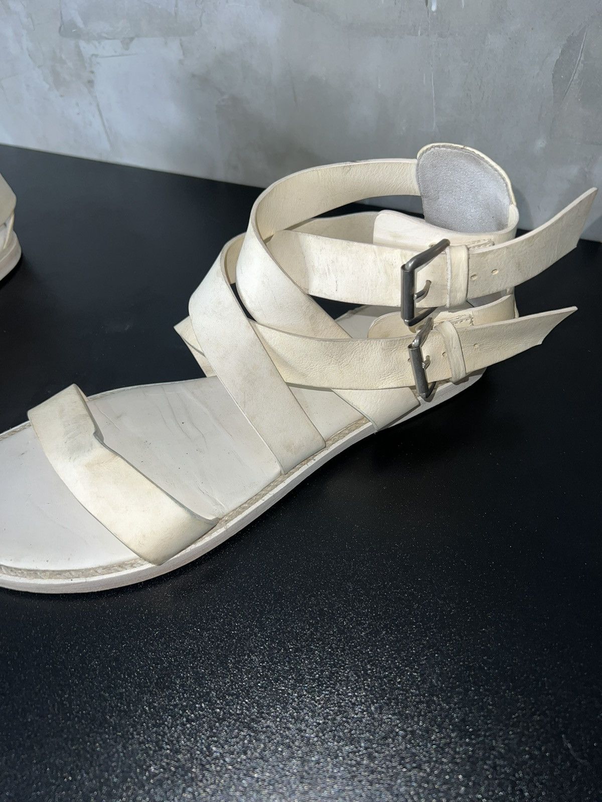 Ann Demeulemeester Ann Demeulemeester Double Strap Sandals Size US 11 / EU 44 - 4 Thumbnail