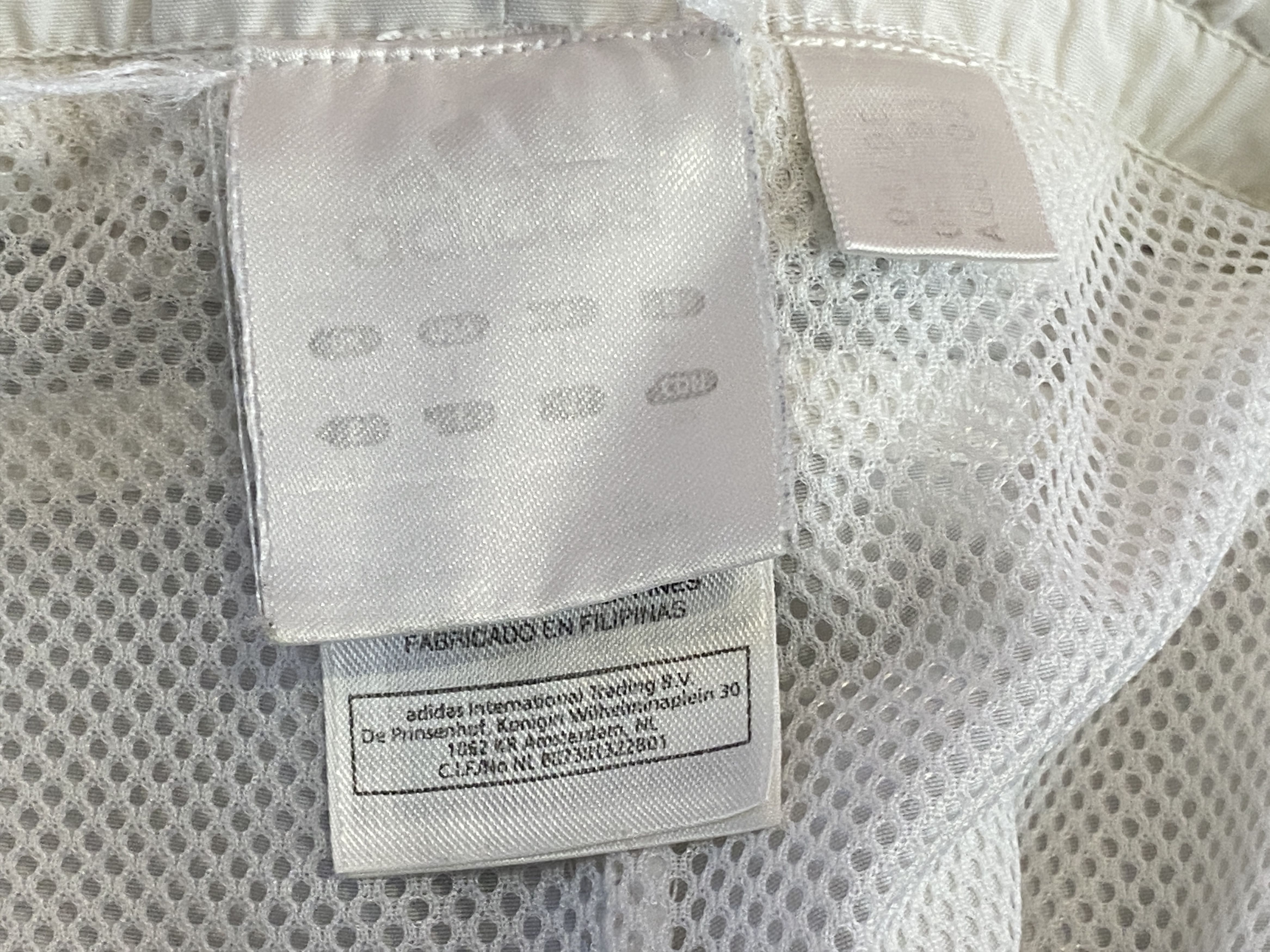 Adidas × Vintage Adidas Vintage Men's Shorts - L White Polyester Size US 34 / EU 50 - 4 Thumbnail