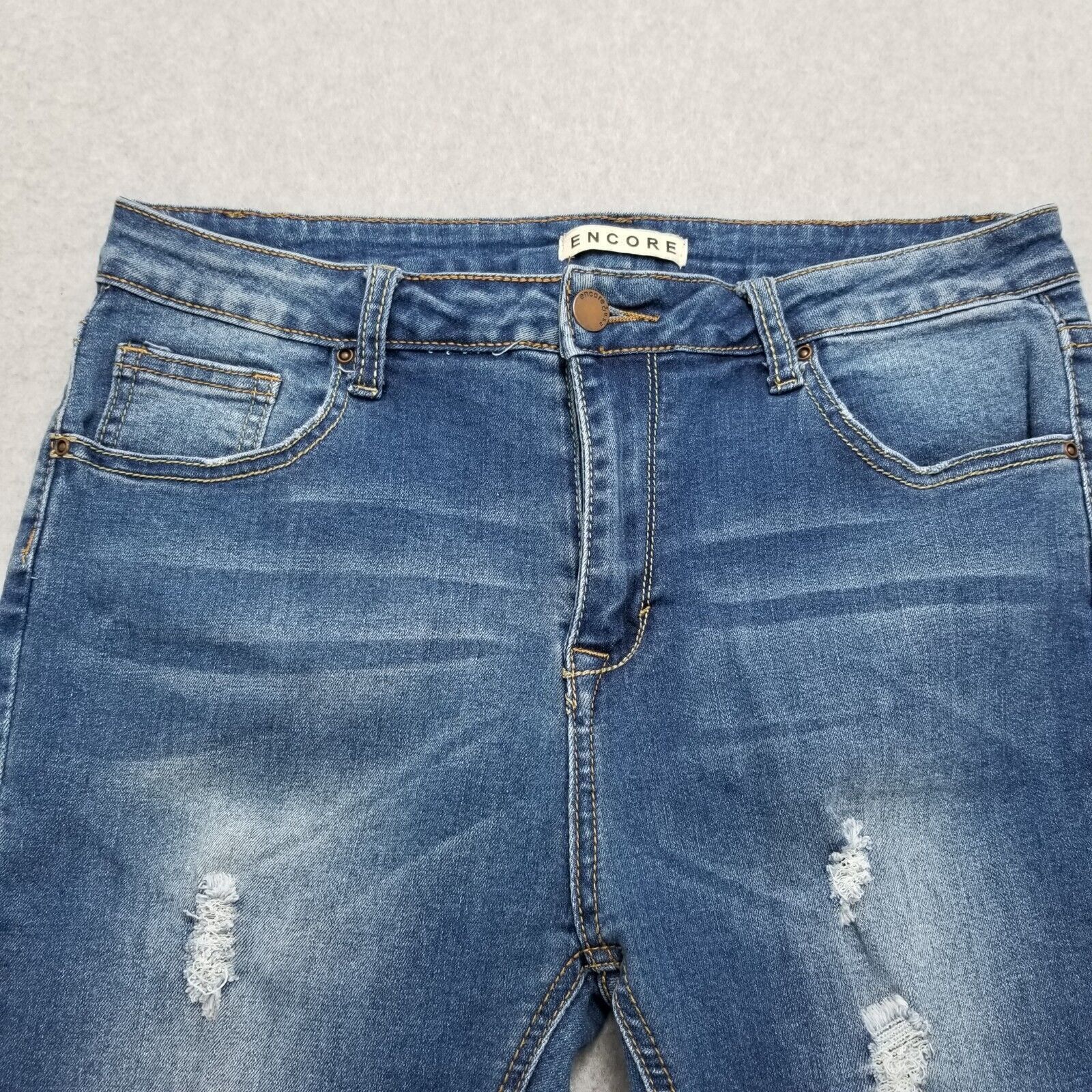 Other Encore Jeans Womens 30x26 Blue Slim High Rise Casual Size 30" / US 8 / IT 44 - 4 Thumbnail