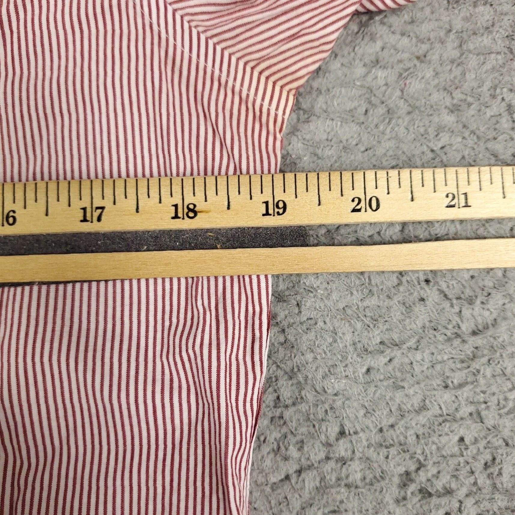 Original Penguin Original Penguin Button-Up Shirt Mens Small Red Striped Casual Long Sleeve Classic Preppy Size US L / EU 52-54 / 3 - 6 Thumbnail
