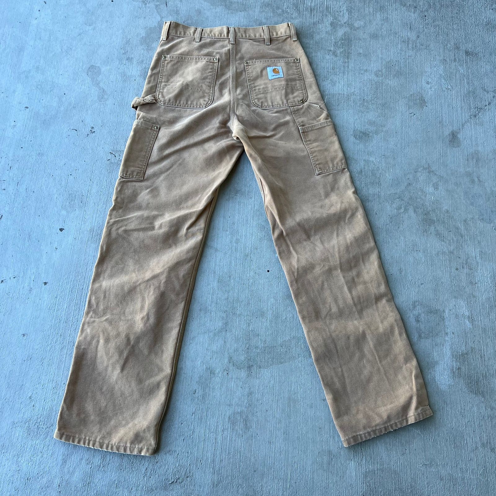 Carhartt × Vintage Carhartt brown double knee work wear carpenter pants Size US 29 - 5 Thumbnail