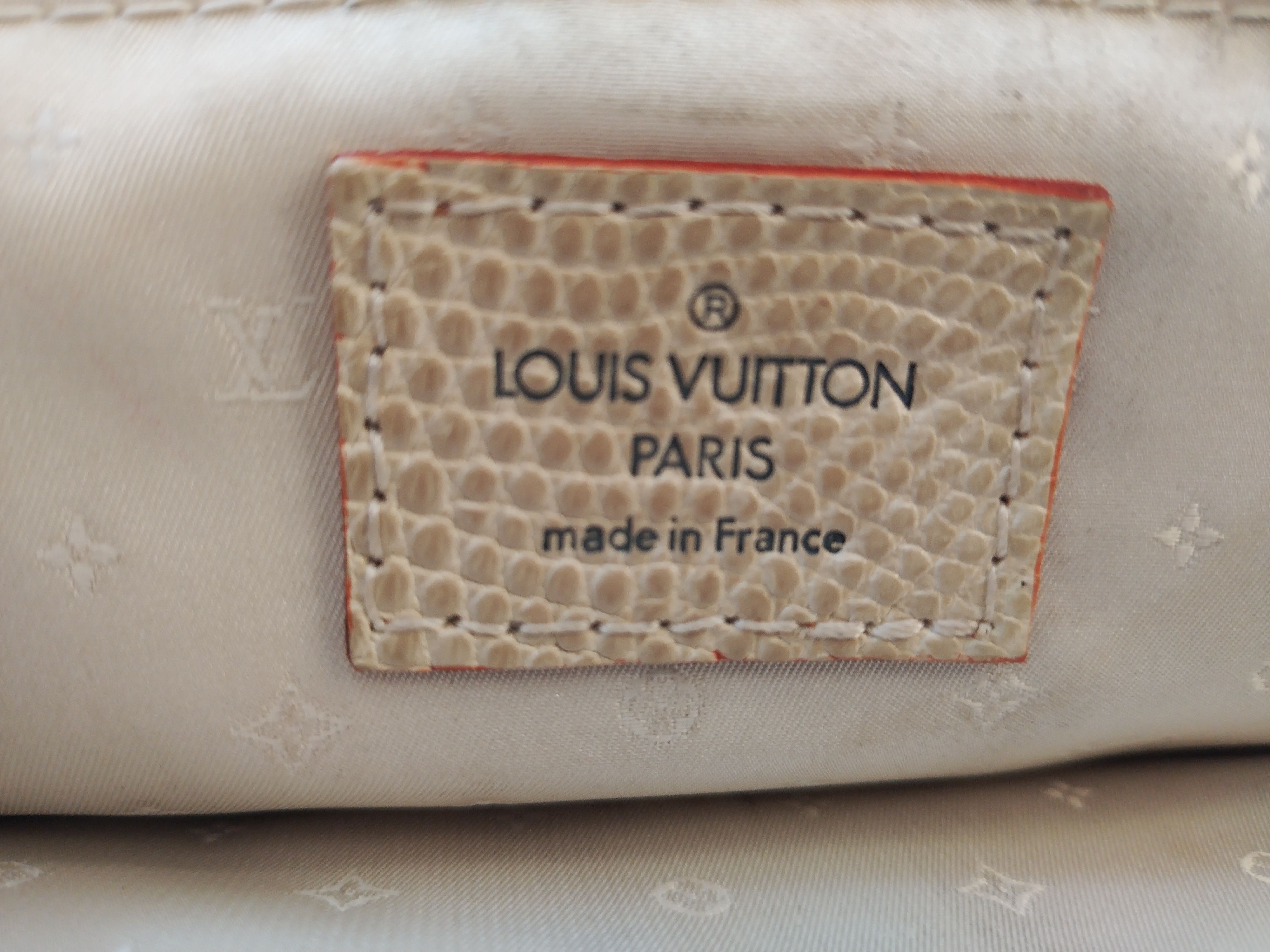 Louis Vuitton Louis vuitton rare / satin and lizard Size ONE SIZE - 7 Thumbnail