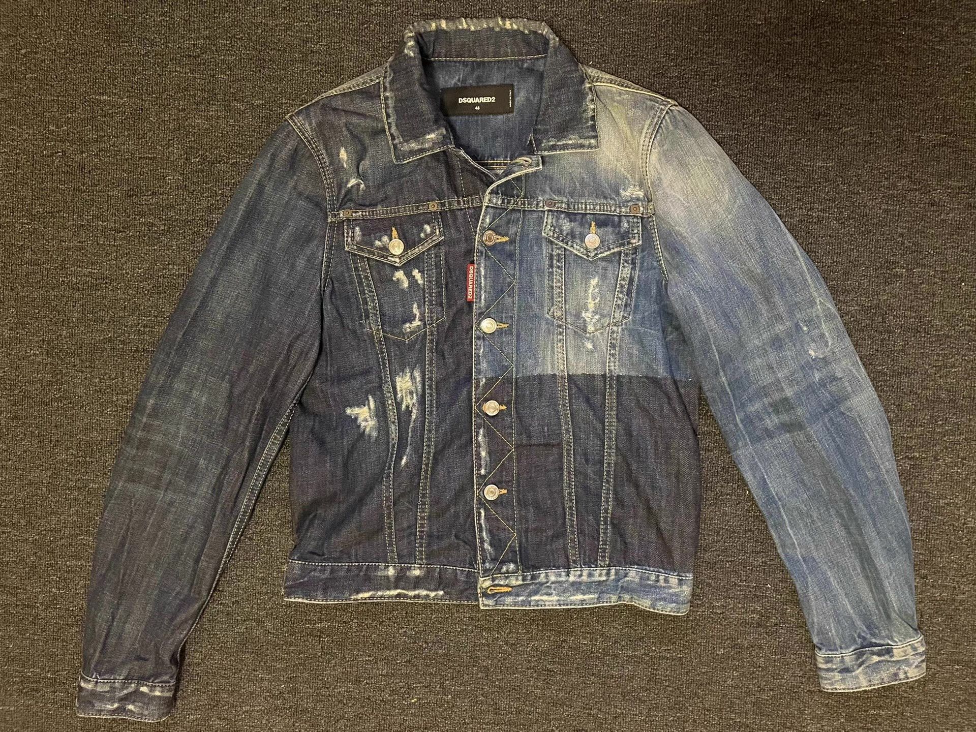 Dsquared2 Dsquared2 D2 washed distressed jacket, Size US M / EU 48-50 / 2 - 1 Thumbnail