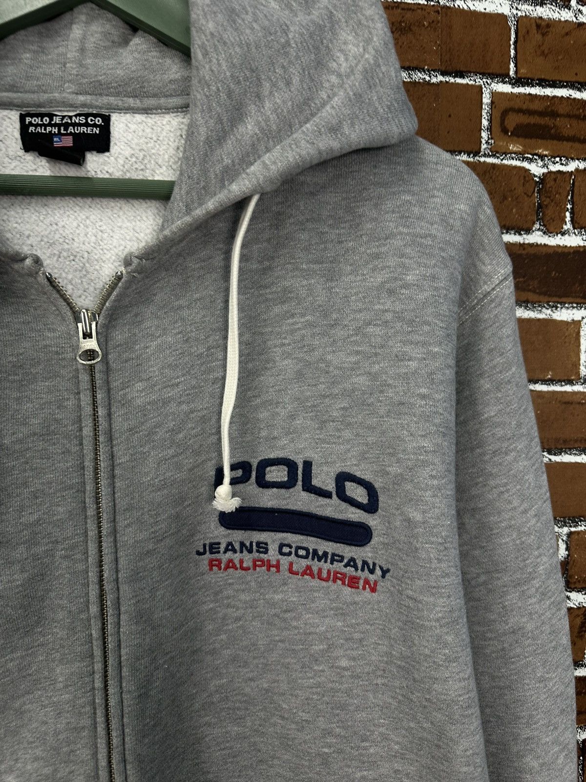 Ralph Lauren Vintage Polo Jeans Ralph Luren Hoodie Z381 Size US M / EU 48-50 / 2 - 2 Thumbnail