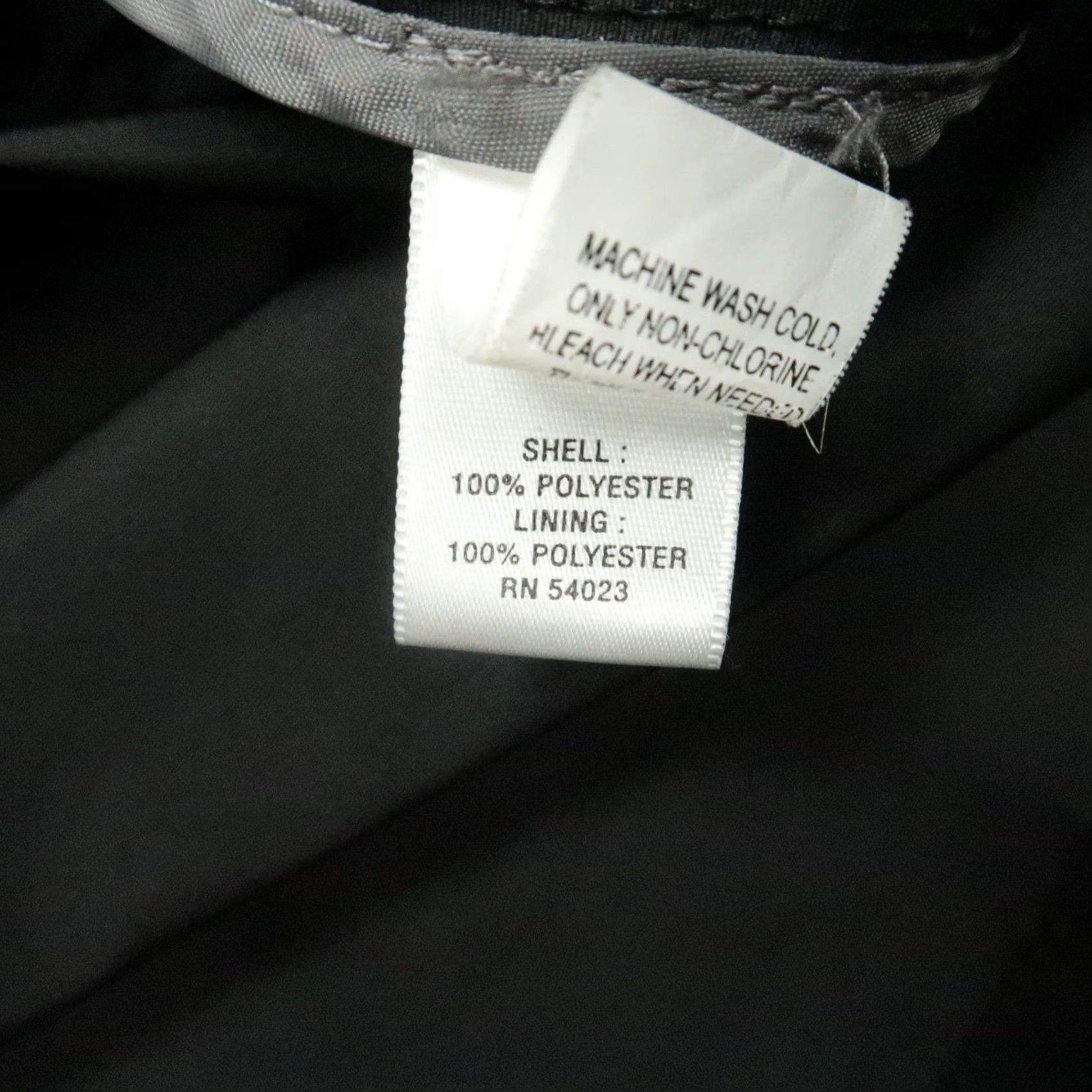 Banana Republic VINTAGE Banana Republic Jacket Mens L Black ST Nylon Moto Lined Full Zip Size US L / EU 52-54 / 3 - 7 Thumbnail