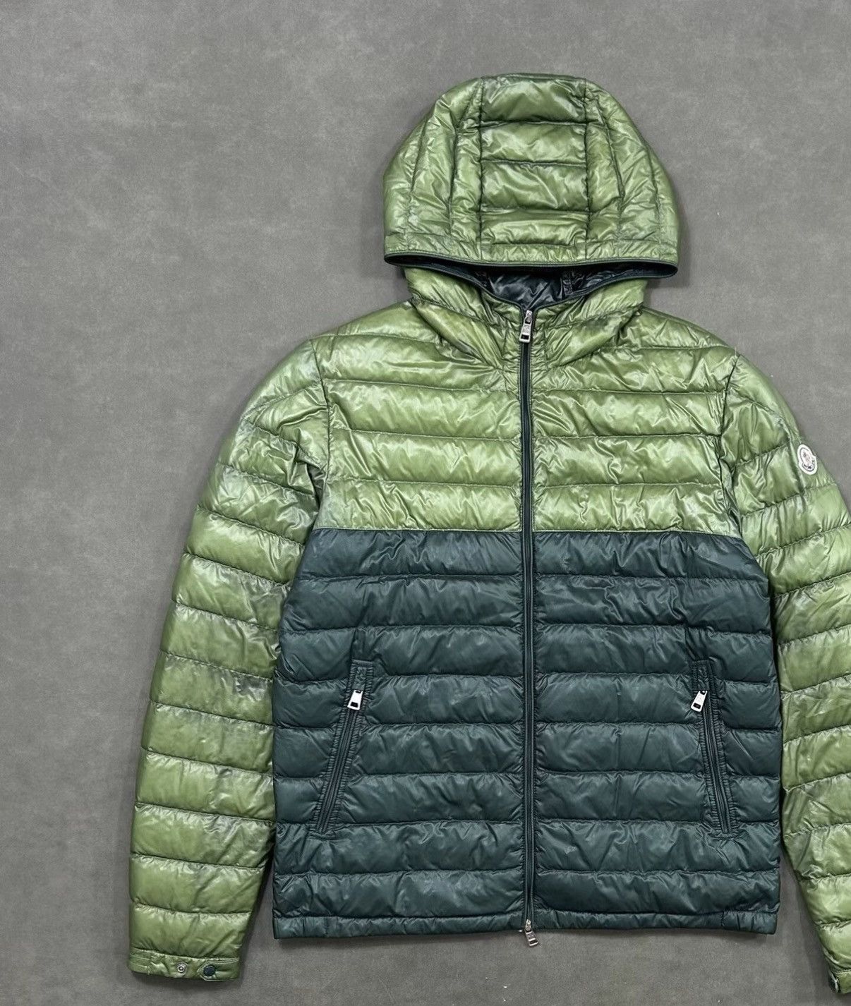 Moncler Moncler Color-Block Lightweight Down Hooded Jacket J16 Size US L / EU 52-54 / 3 - 3 Thumbnail