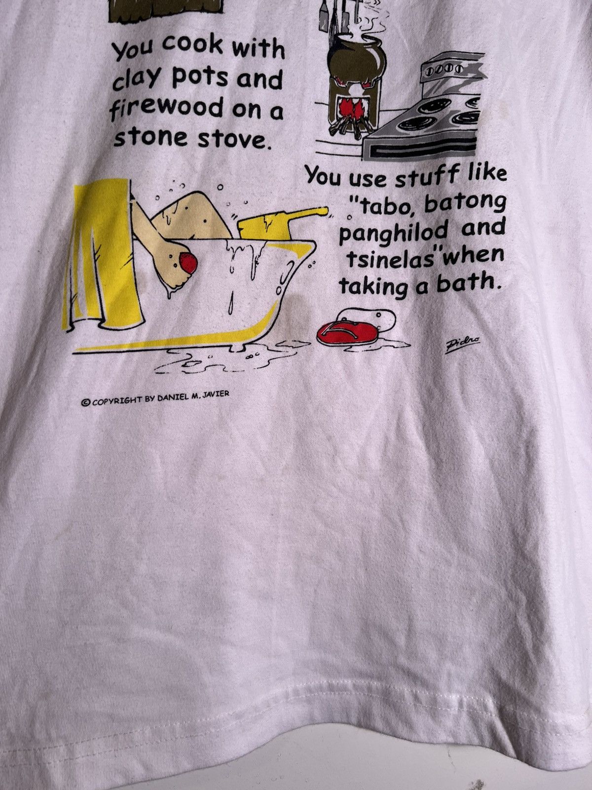 Vintage 90's 2000's Y2K Vintage Pinoy Ka Kung Filipino Tagalog Shirt Size US L / EU 52-54 / 3 - 6 Thumbnail