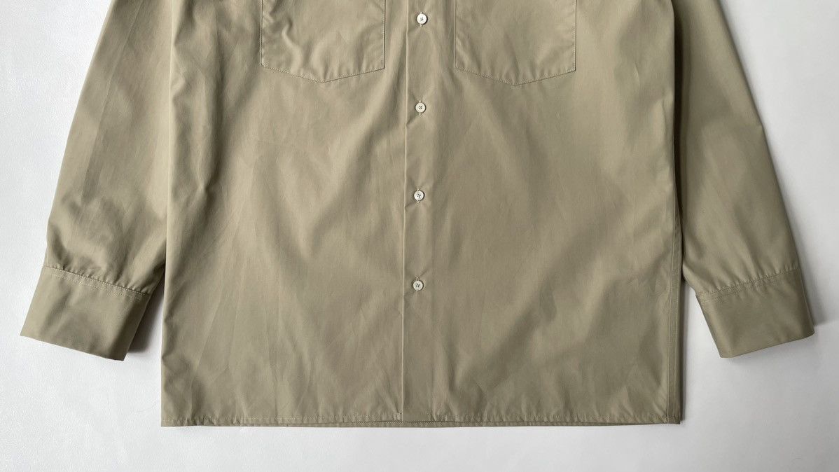 Jil Sander Sage Green Cotton Utility Shirt Size US L / EU 52-54 / 3 - 8 Thumbnail
