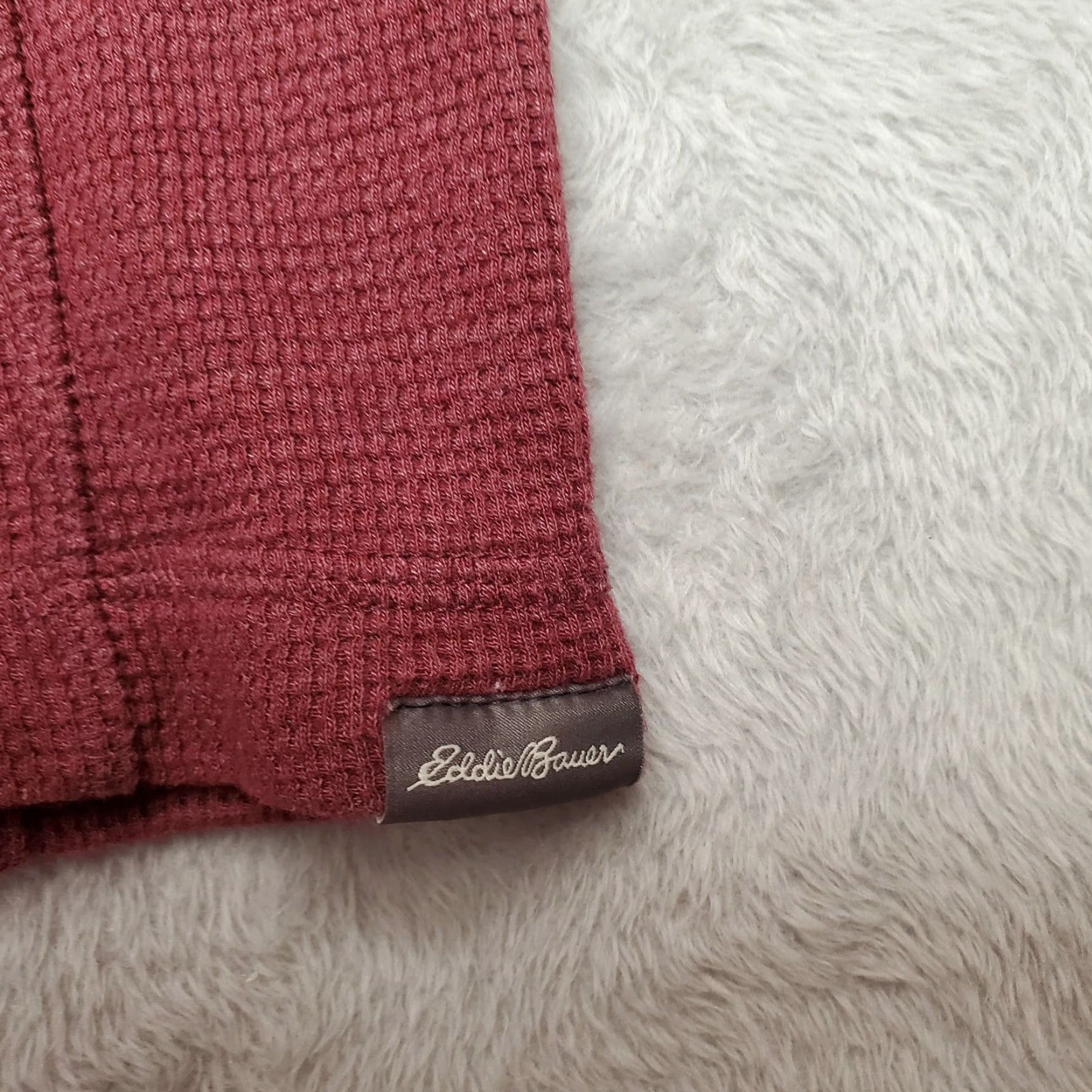 Eddie Bauer Eddie Bauer Shirt Mens Large Red Henley Thermal Cotton Blend Button Outdoor Camp Shirt Mens Large Red Henley Thermal Cotton Blend Outdoor Camp Size US S / EU 44-46 / 1 - 3 Thumbnail