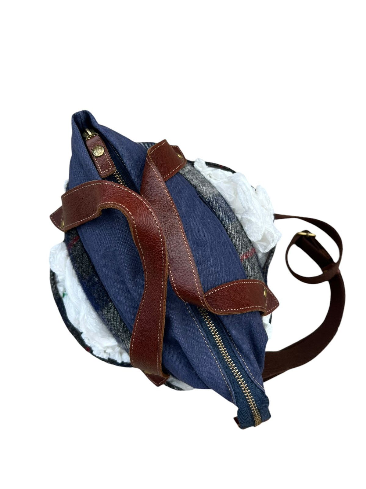 Harris Tweed Folna Japan X Harris Tweed Multi Pocket 2 Way Bag Size ONE SIZE - 19 Thumbnail