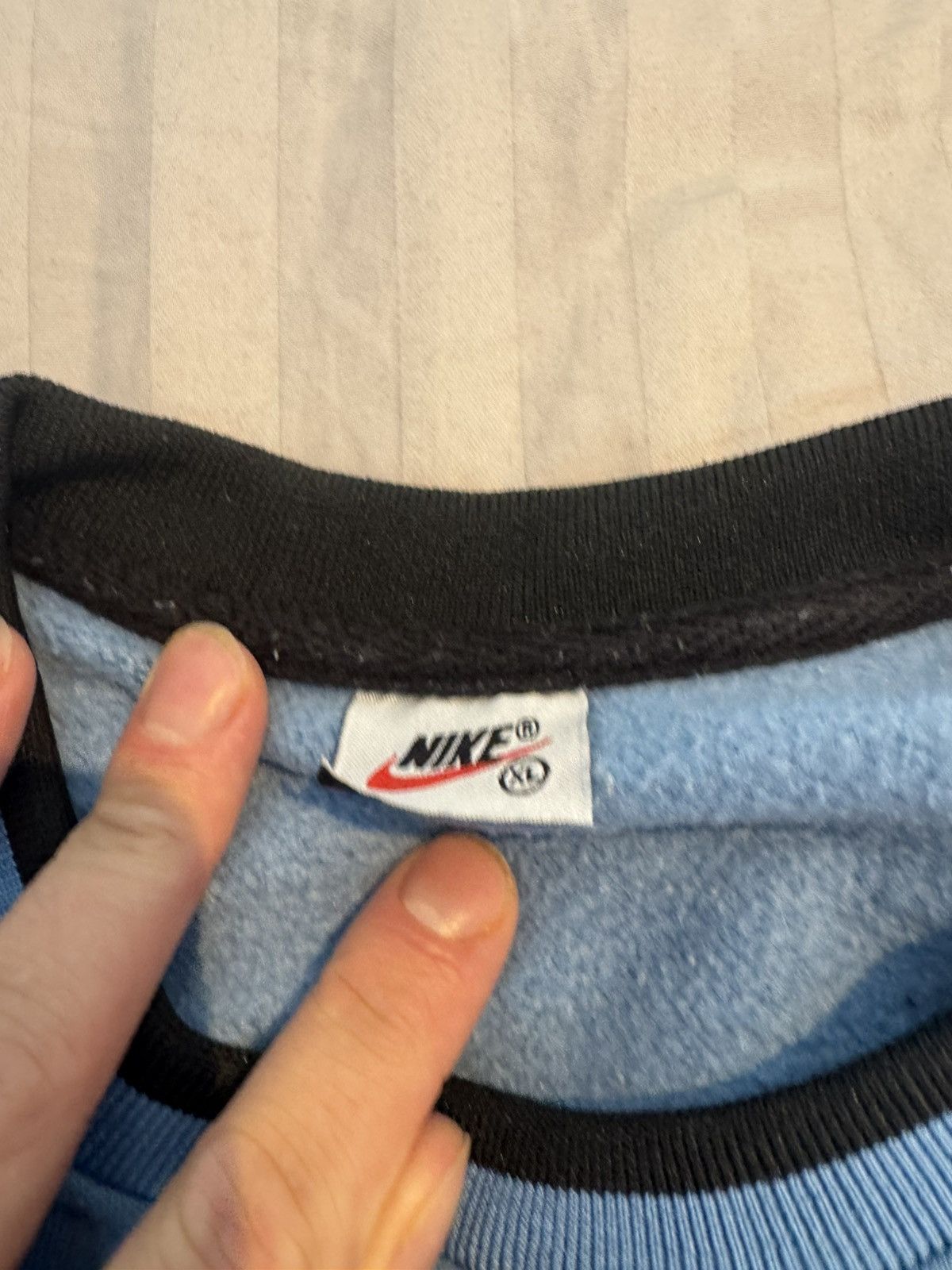 Nike Light blue Nike sweatshirt Size US XL / EU 56 / 4 - 3 Thumbnail