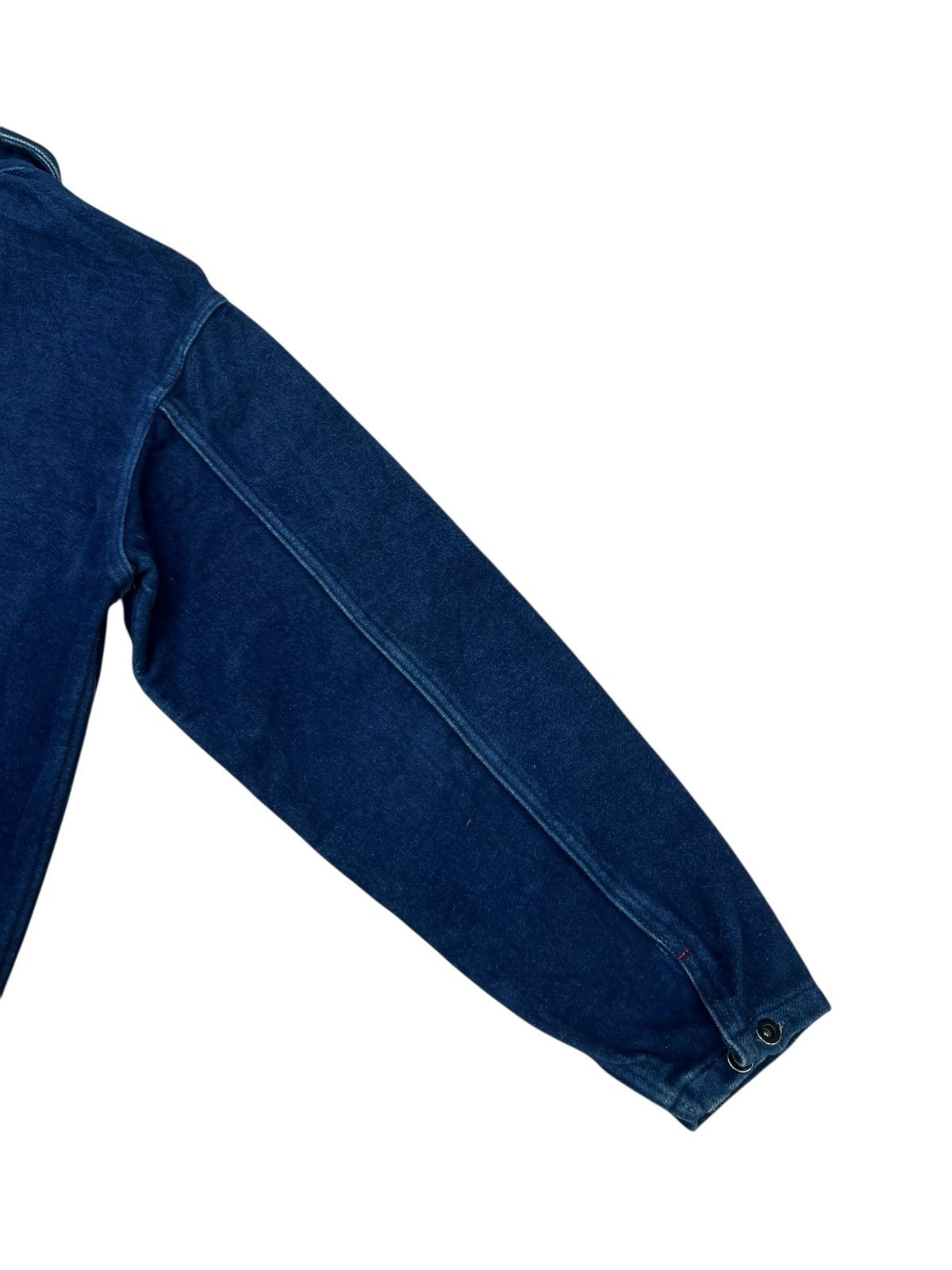 Pure Blue Japan Pure Blue Japan Suede Indigo Cotton PullOver Military Jacket Size US M / EU 48-50 / 2 - 18 Thumbnail