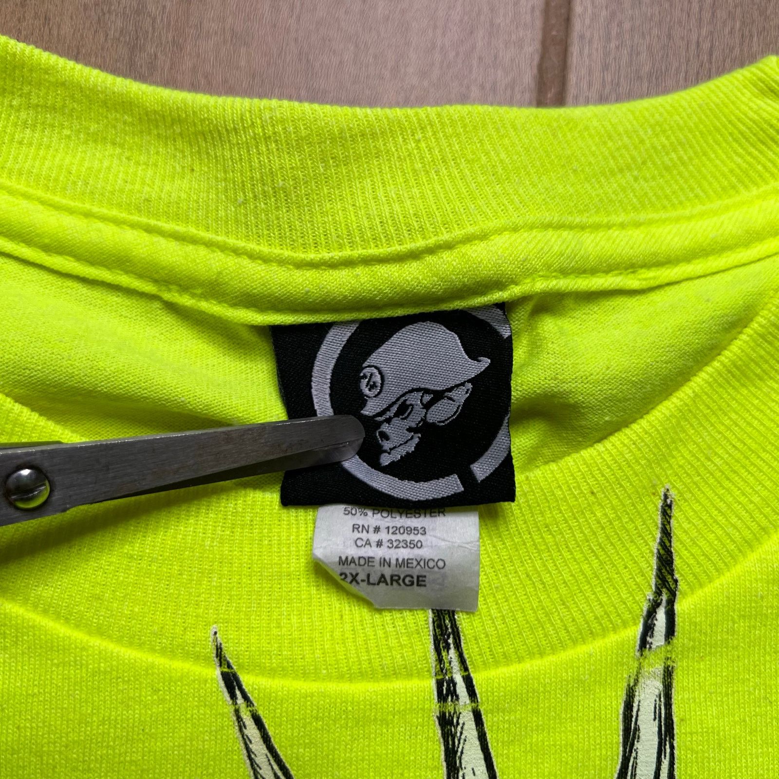 Metal Mulisha Y2K Metal Mulisha men's T-shirt Sz 2XL neon green skull Size US XXL / EU 58 / 5 - 4 Thumbnail