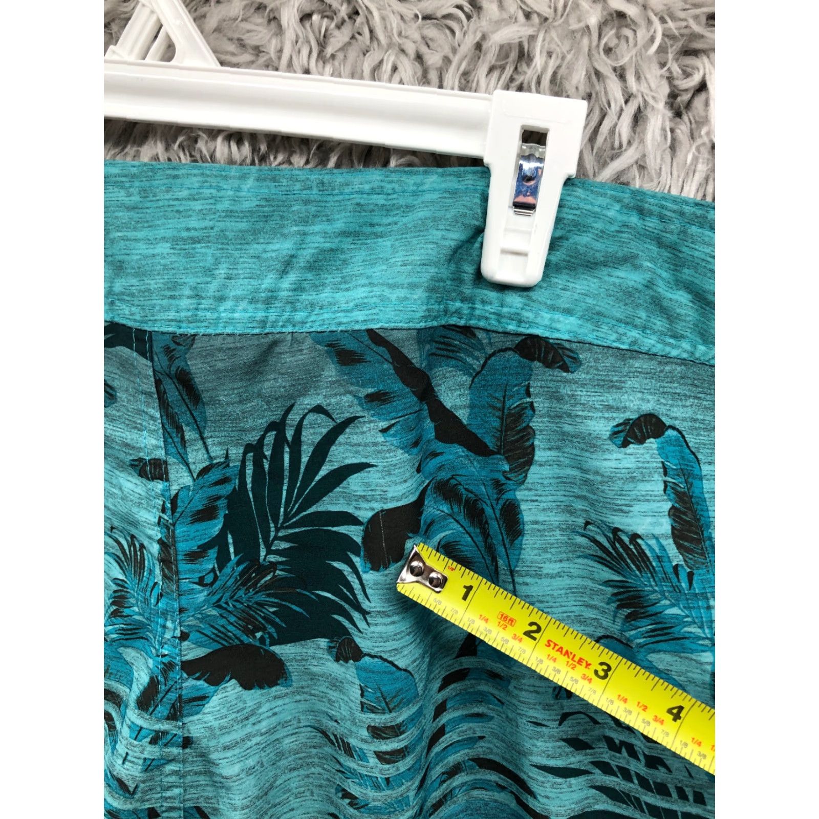 Swims Ocean Current Mens Hybrid Board Shorts 38 Green Swim 10" Inseam Stretch Regular Men Bottom Size US 36 / EU 52 - 7 Thumbnail
