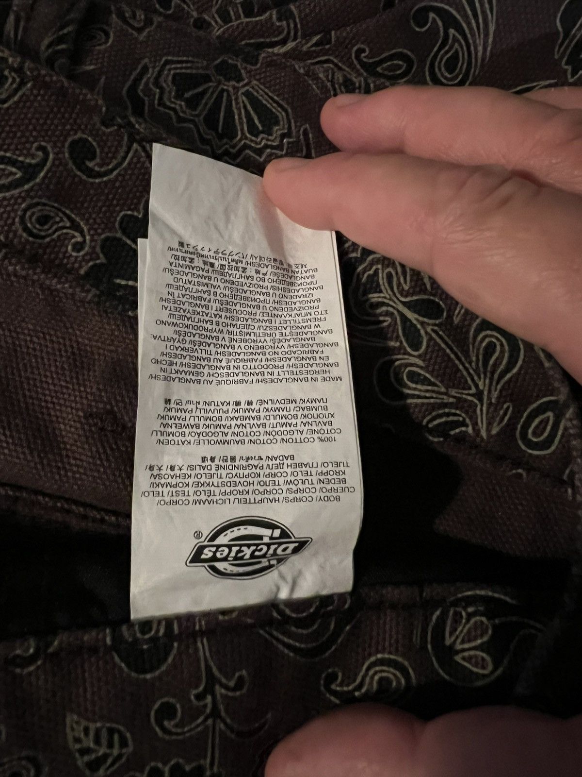 Dickies DICKIES ELLIS FLORAL PANTS - size 36 - brown Size US 36 / EU 52 - 3 Thumbnail