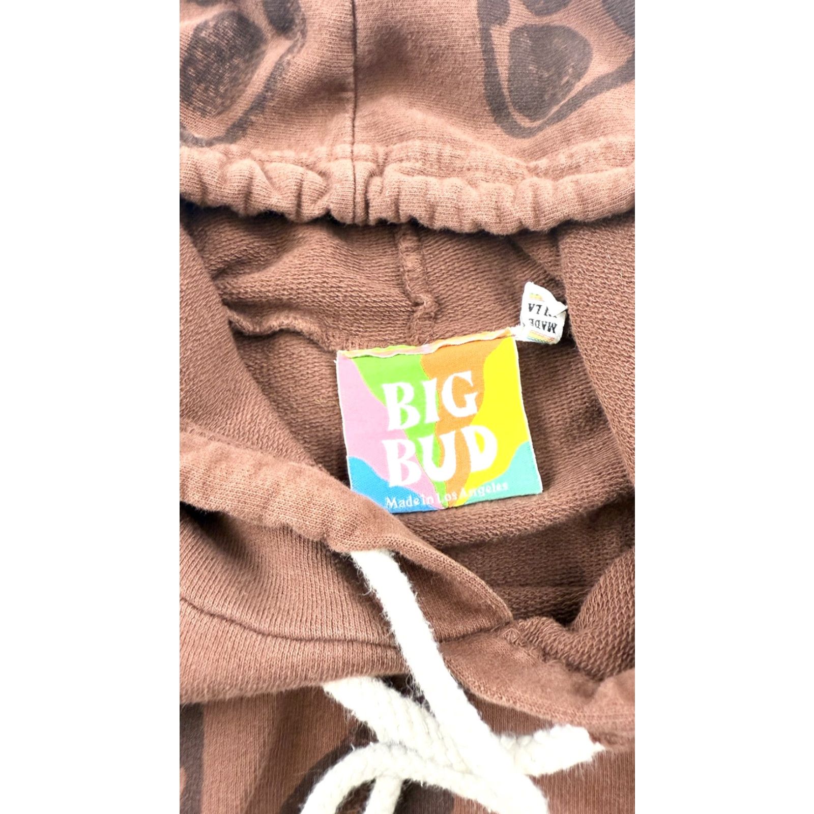 Big Bud Press Big Bud Press Hoodie Unisex XS Brown Mushroom Graphic Print Pullover Made in LA Mens Size US XS / EU 42 / 0 - 3 Thumbnail