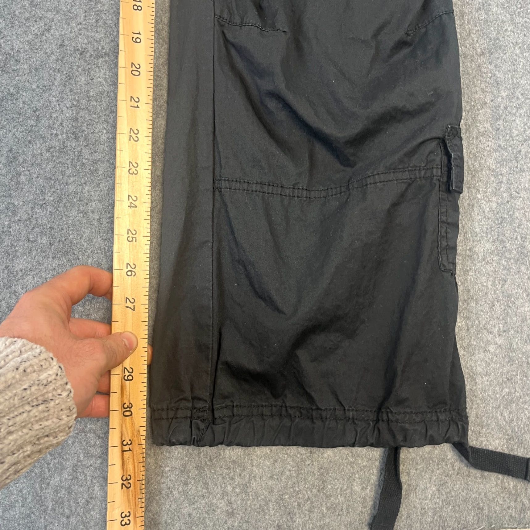 Champion Champion Mens Cargo Pants Combat Baggy Relaxed Fit 34 32 JJB Staff Large Black Size US 33 - 5 Thumbnail