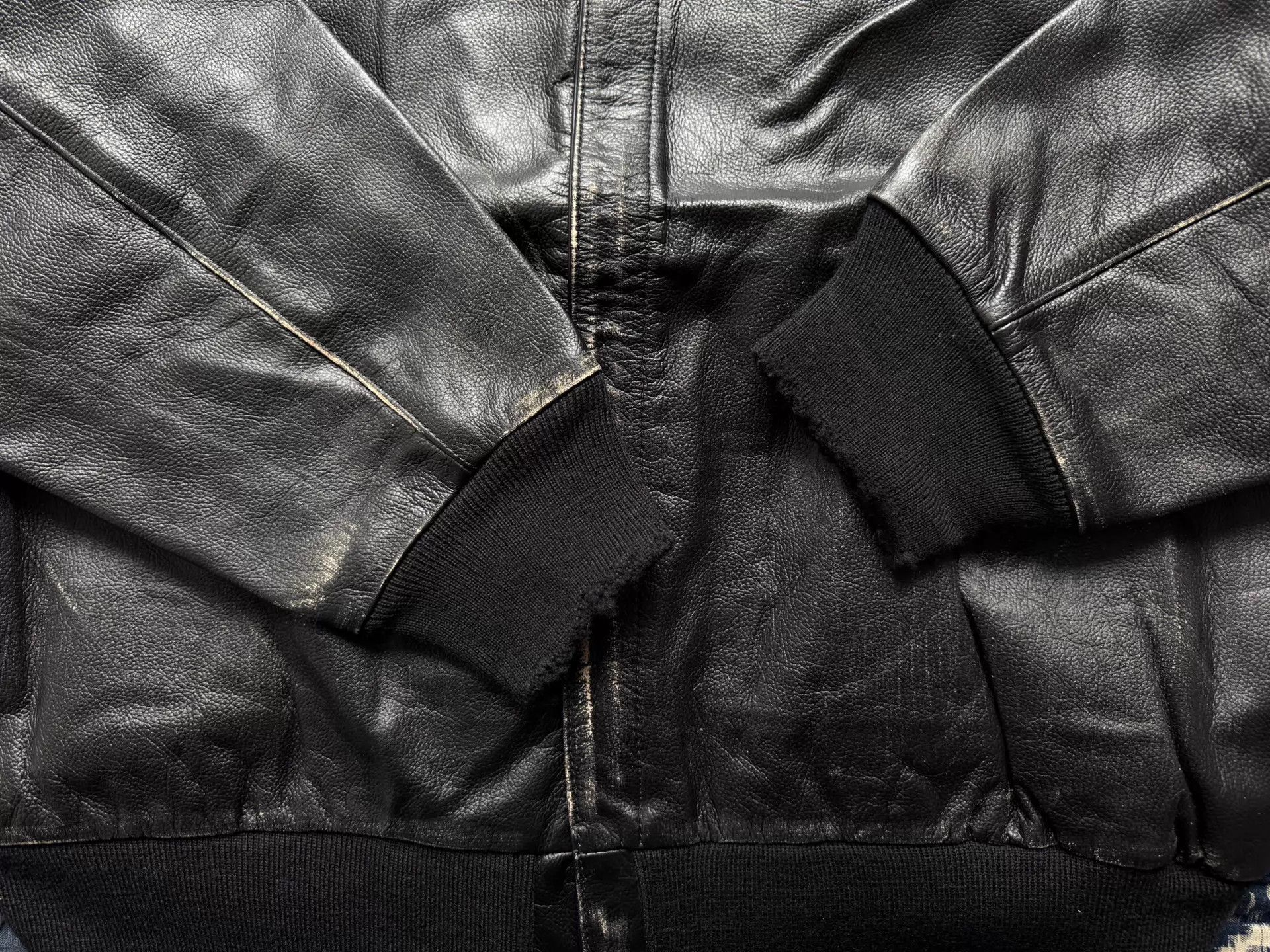 Madness MADNESS A2 Aviator Distressed Japanese Cowhide Black Size US L / EU 52-54 / 3 - 7 Thumbnail