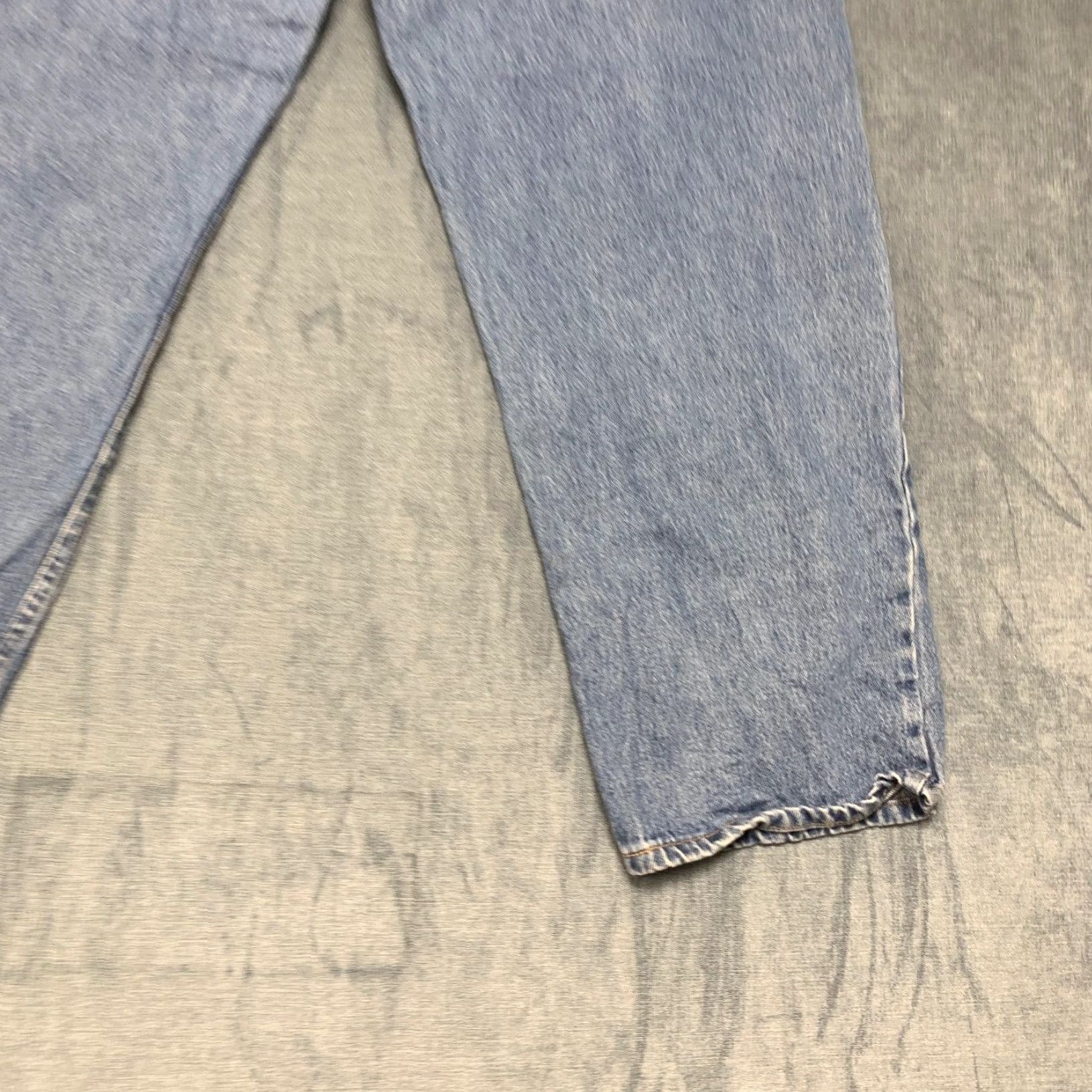 Faded Glory Faded Glory Jeans Mens 46x30 Blue Denim Cotton Relaxed Fit Straight Leg Outdoor Jeans Mens 46 Blue Cotton Denim Relaxed Straight Leg 5-Pocket Modern Size US 30 / EU 46 - 2 Thumbnail